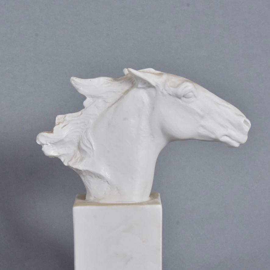 ALBERT HINRICH HUSSMAN. figurin, bisquitporslin, "Hannibal".