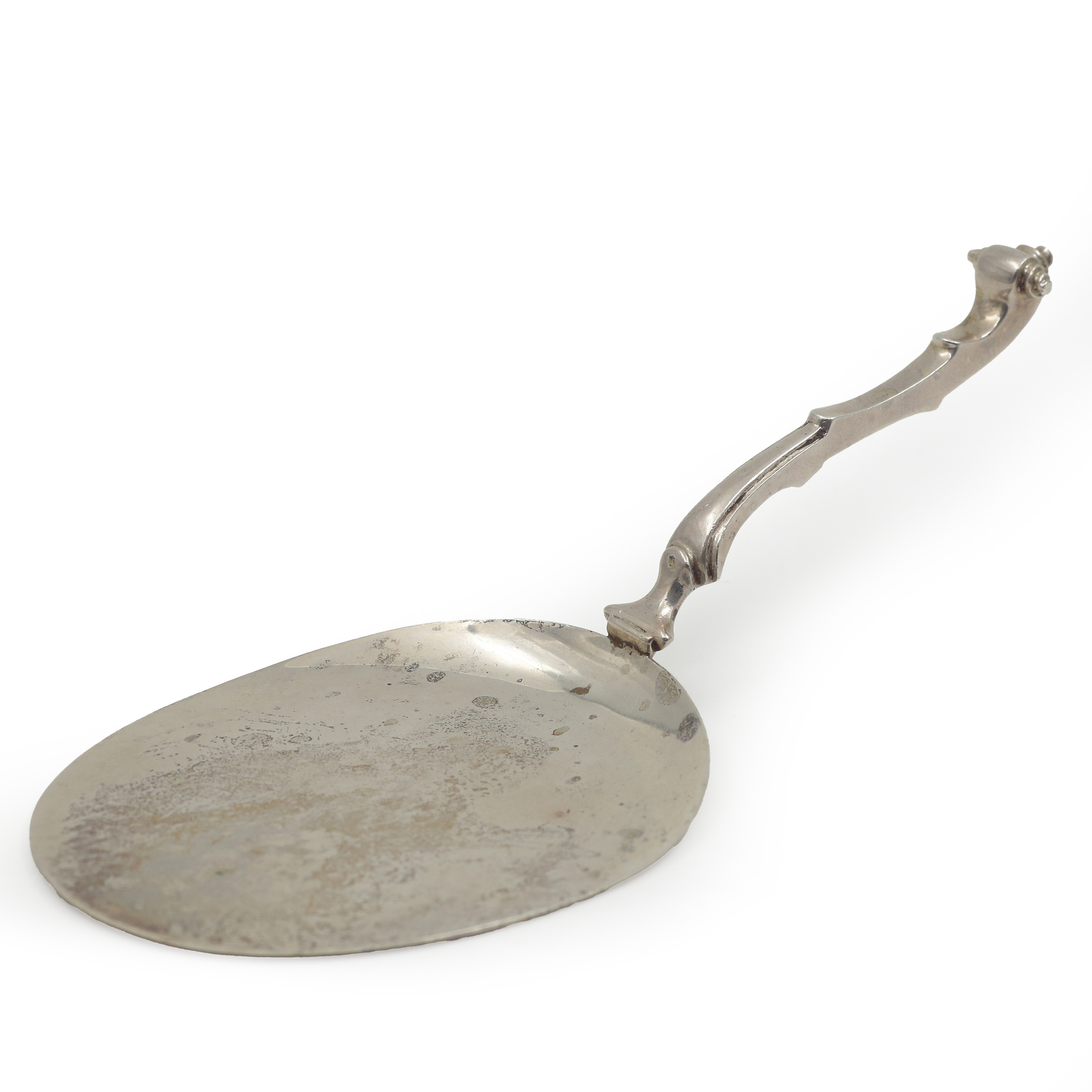 SERVERINGSSPADE, SILVER, DUTCH / NEDERLÄNDERNA.