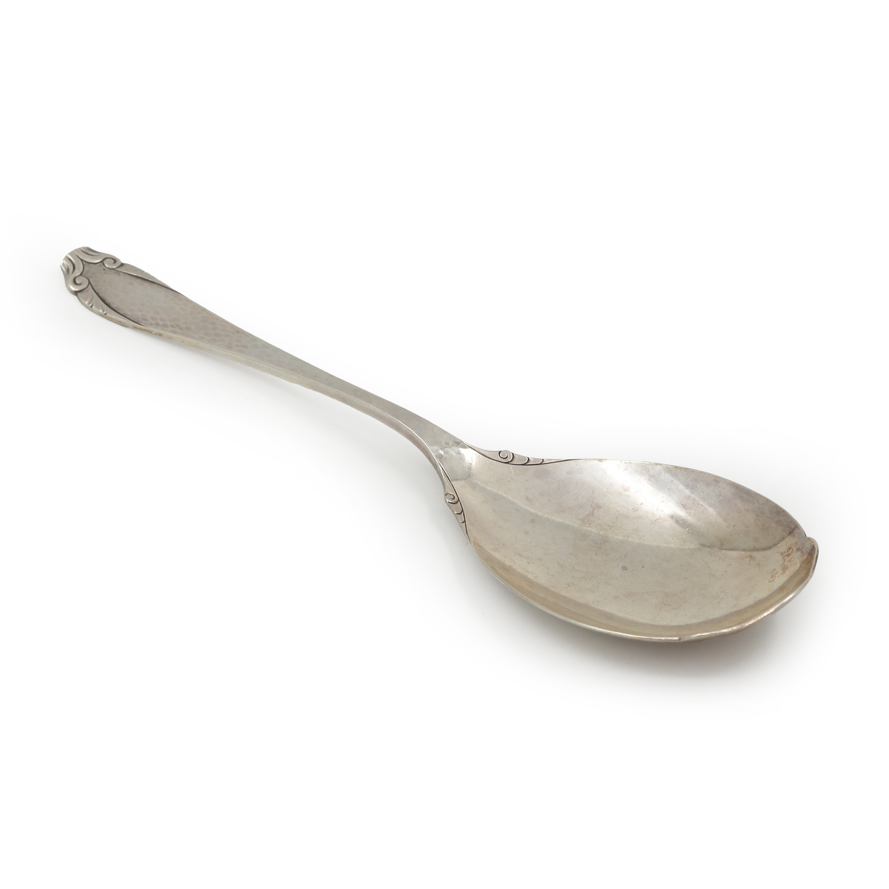 POTATISSKED (23CM) SILVER, DUTCH / NEDERLÄNDERNA.