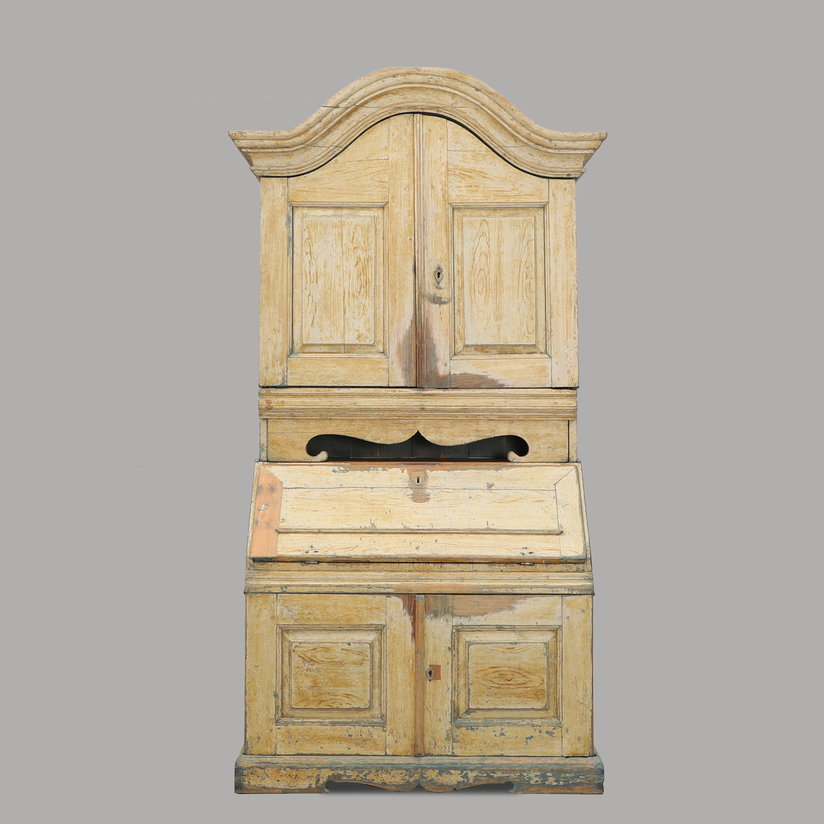 SKRIVSKÅP, rokoko, 1700/1800-tal.