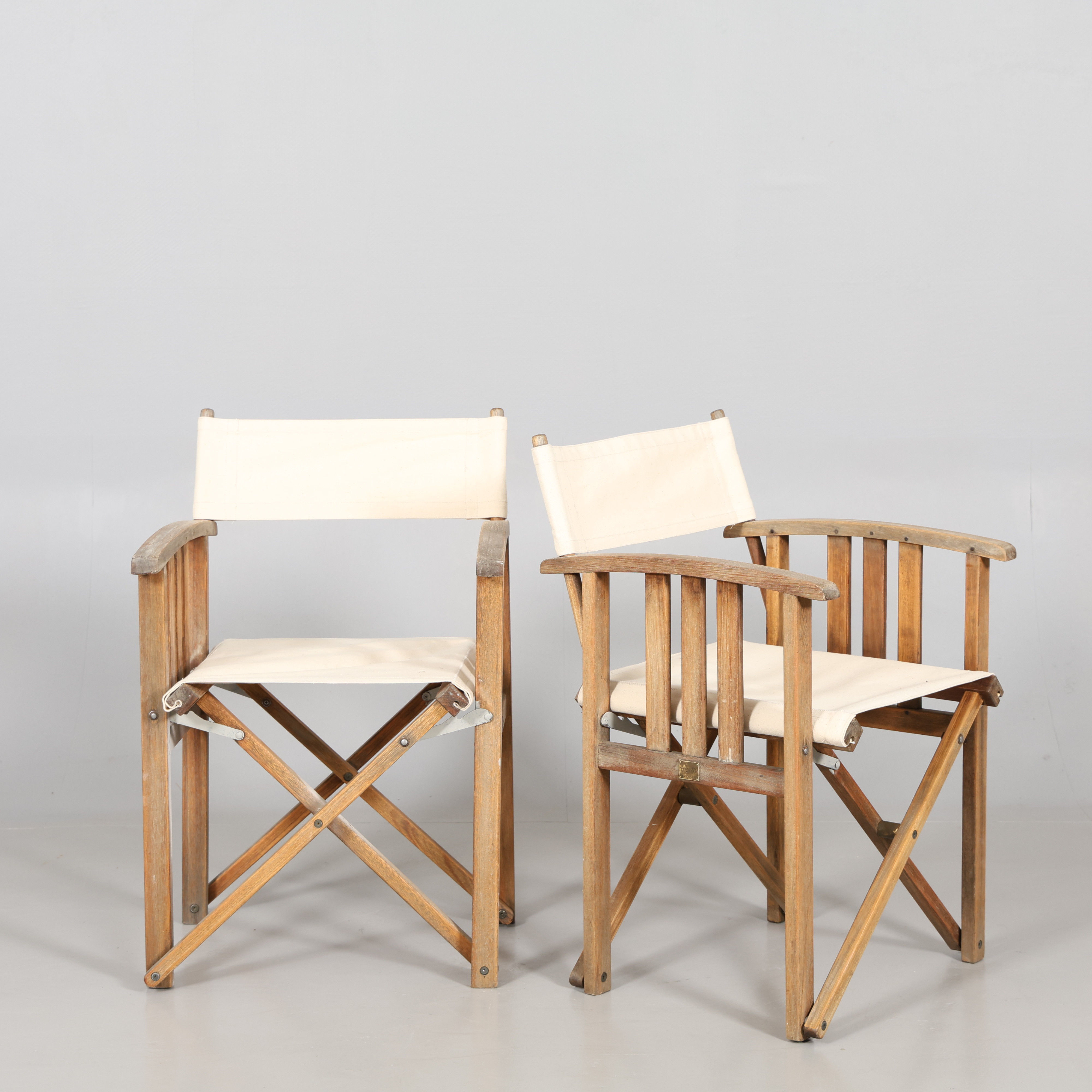 REGISSÖRSTOLAR 1 par, teak Jutlandia.