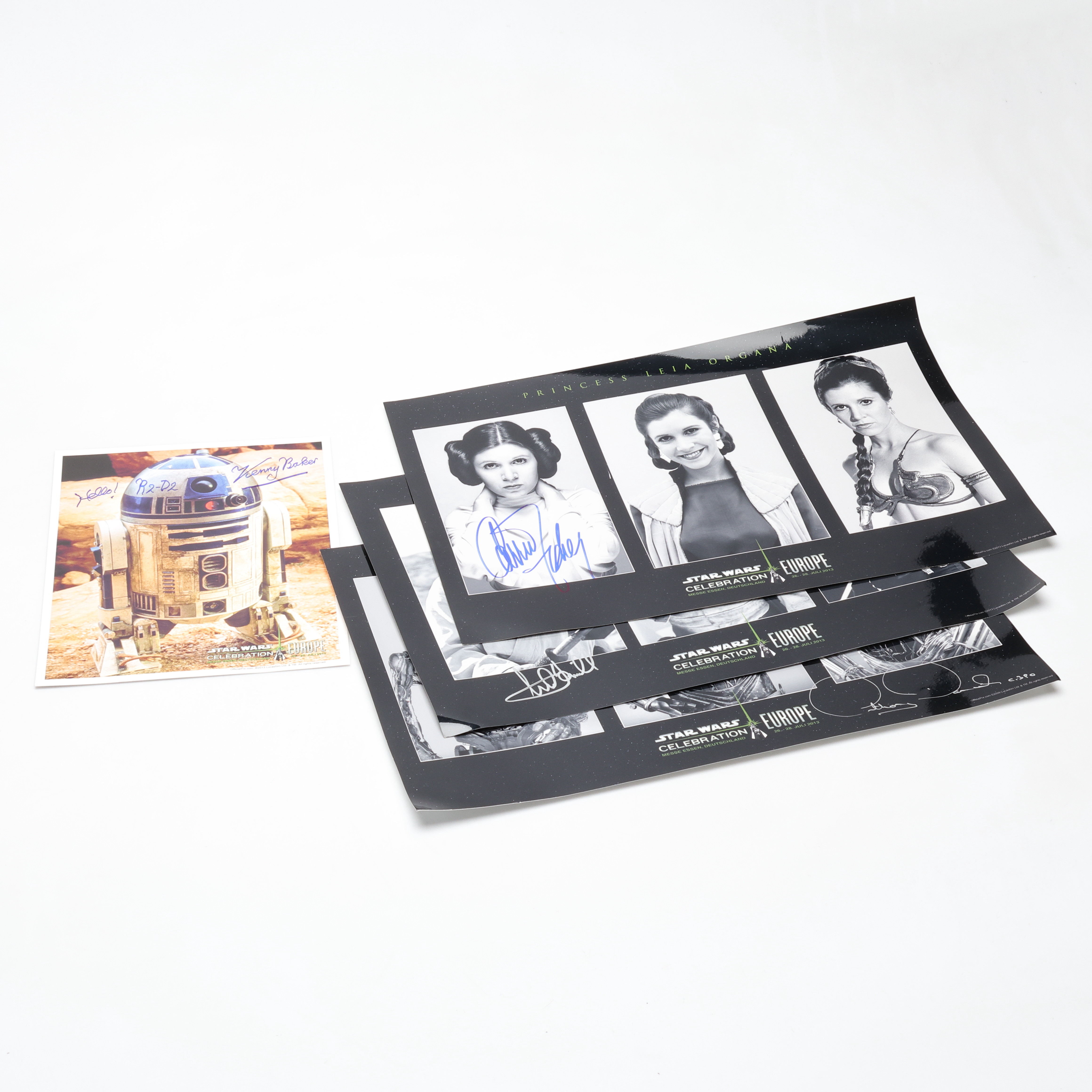 AUTOGRAFER, 4 st, Star Wars.