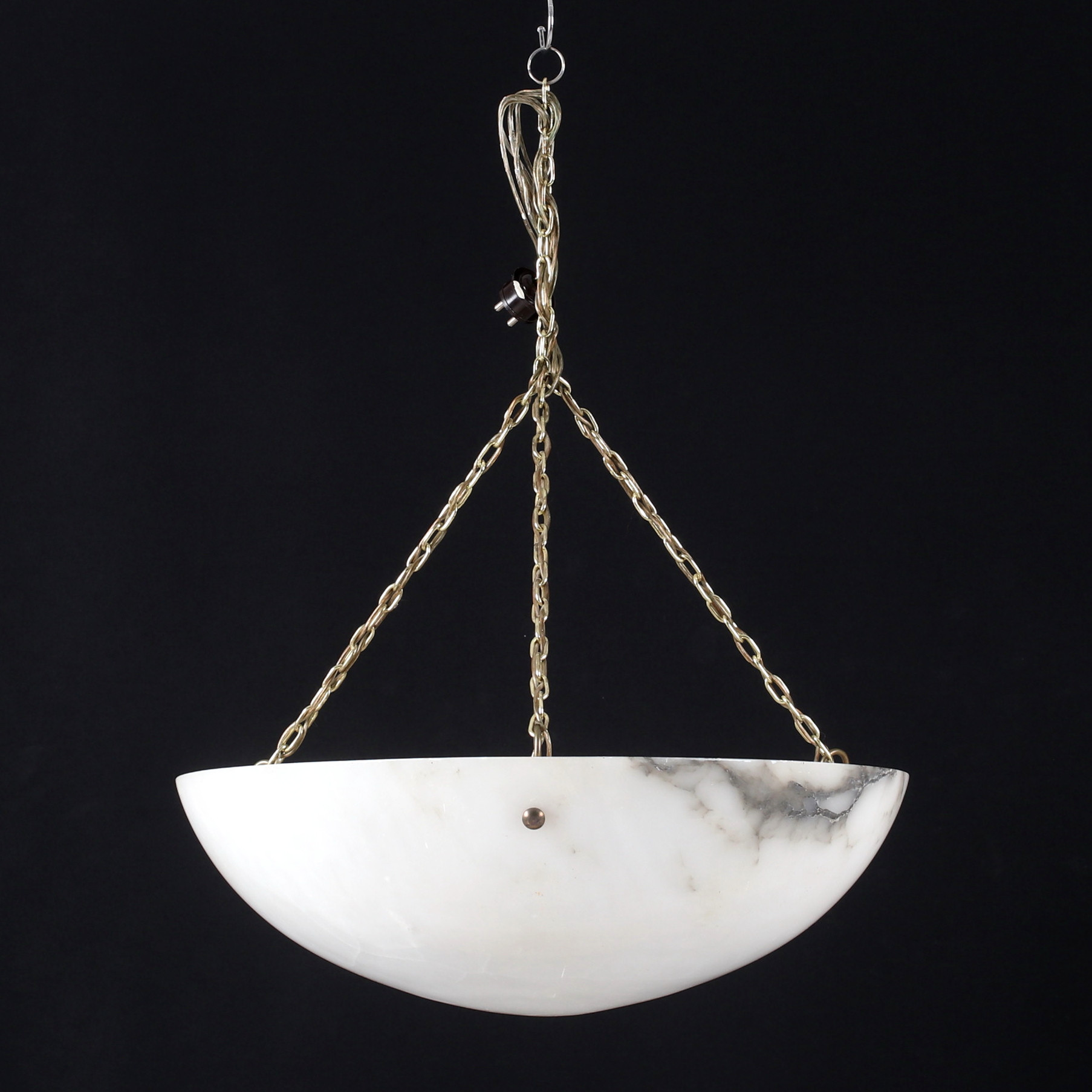 TAKPLAFOND, alabaster, 1900-tal.