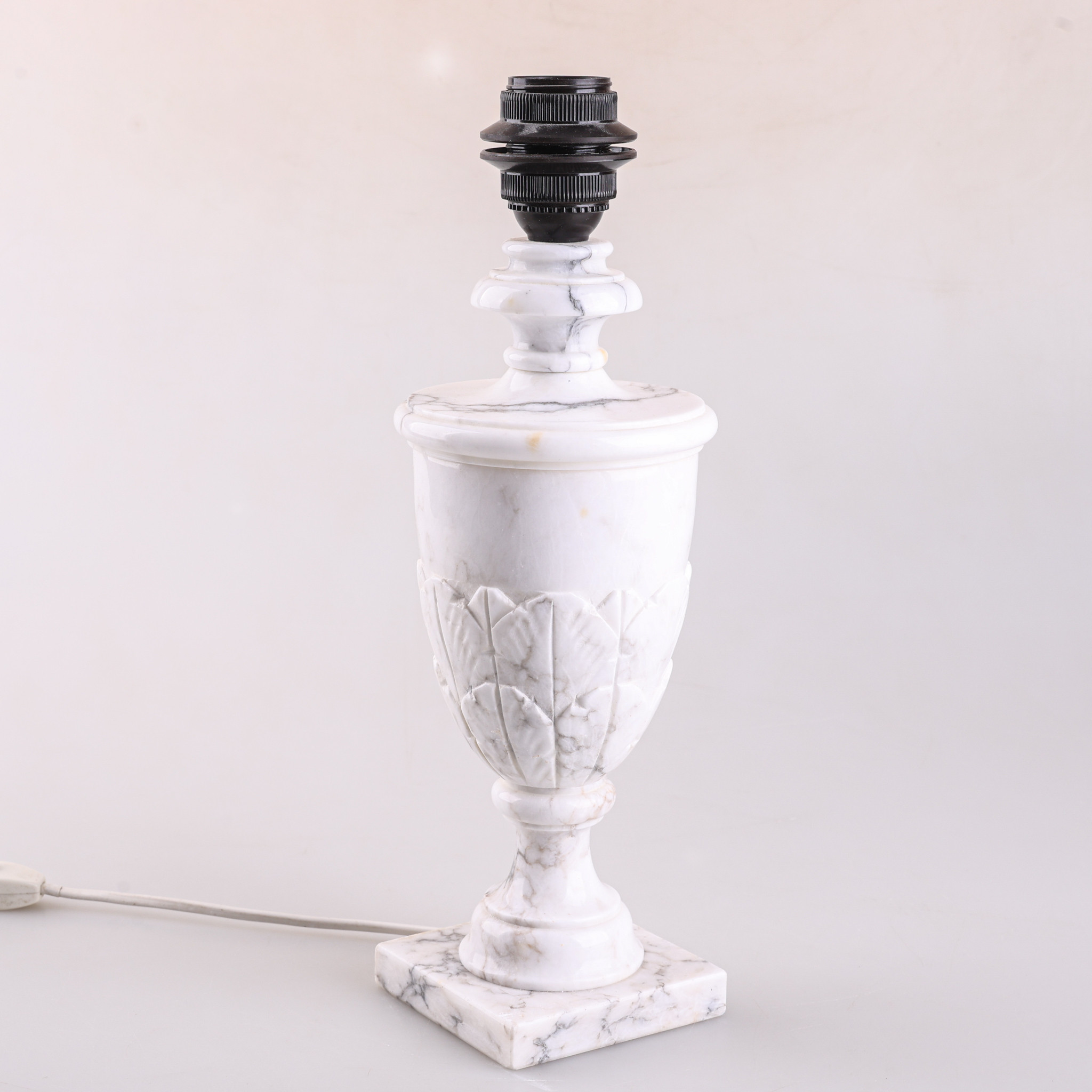 BORDSLAMPA, alabaster, Italien.