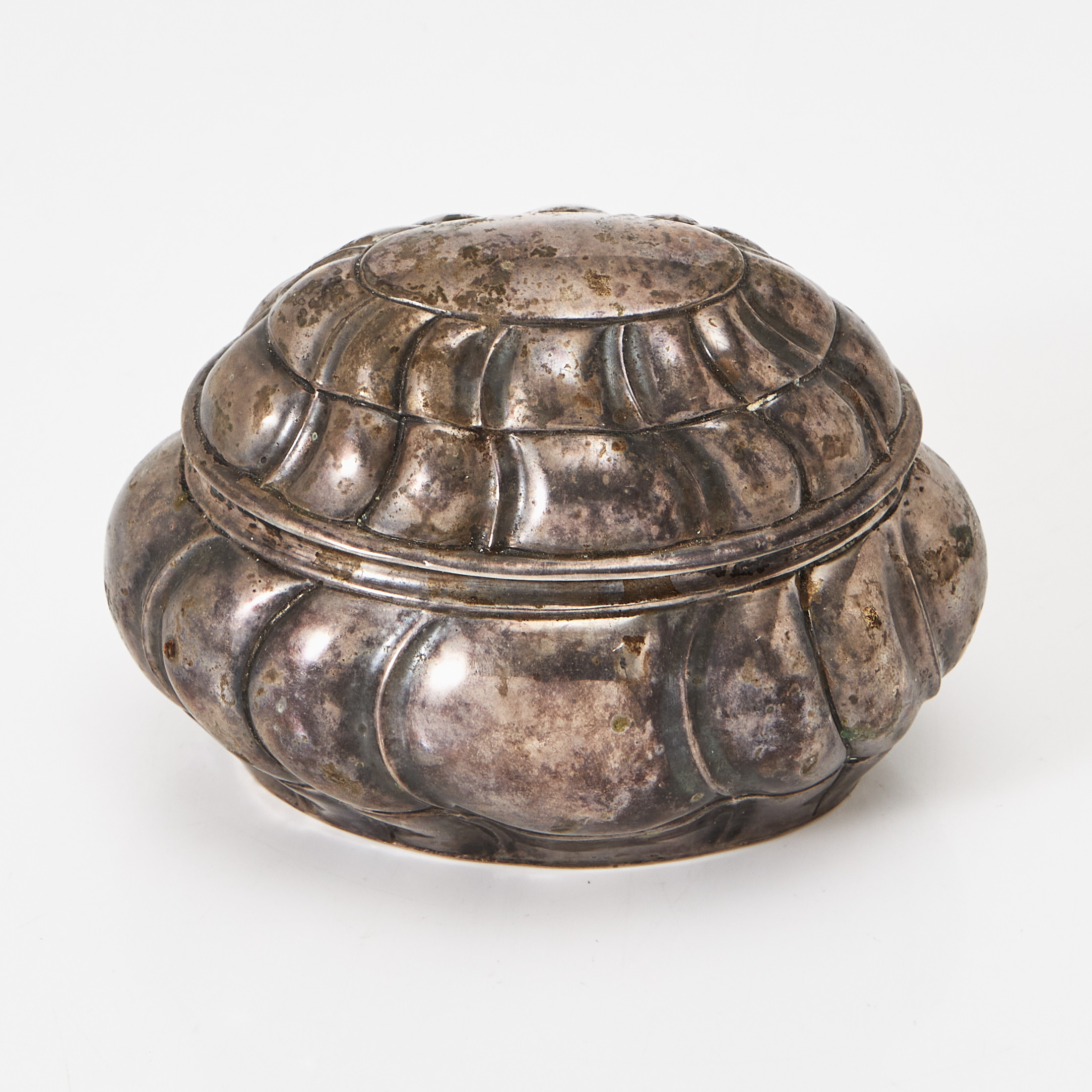 SOCKERSKRIN, silver 830, rokokostil, svensk importstämpel.