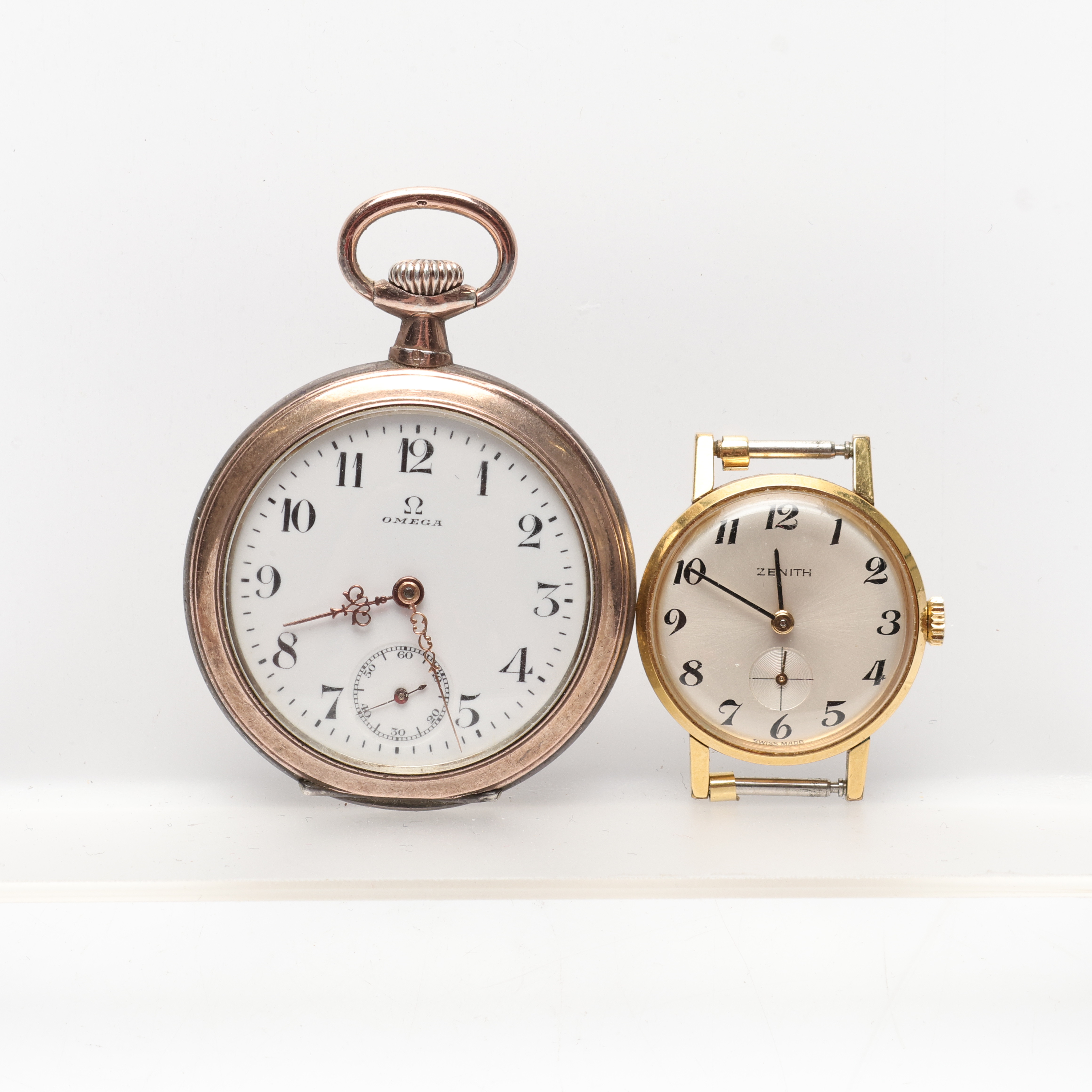 ARMBANDSUR samt MORMORSUR, Zenith, Omega.