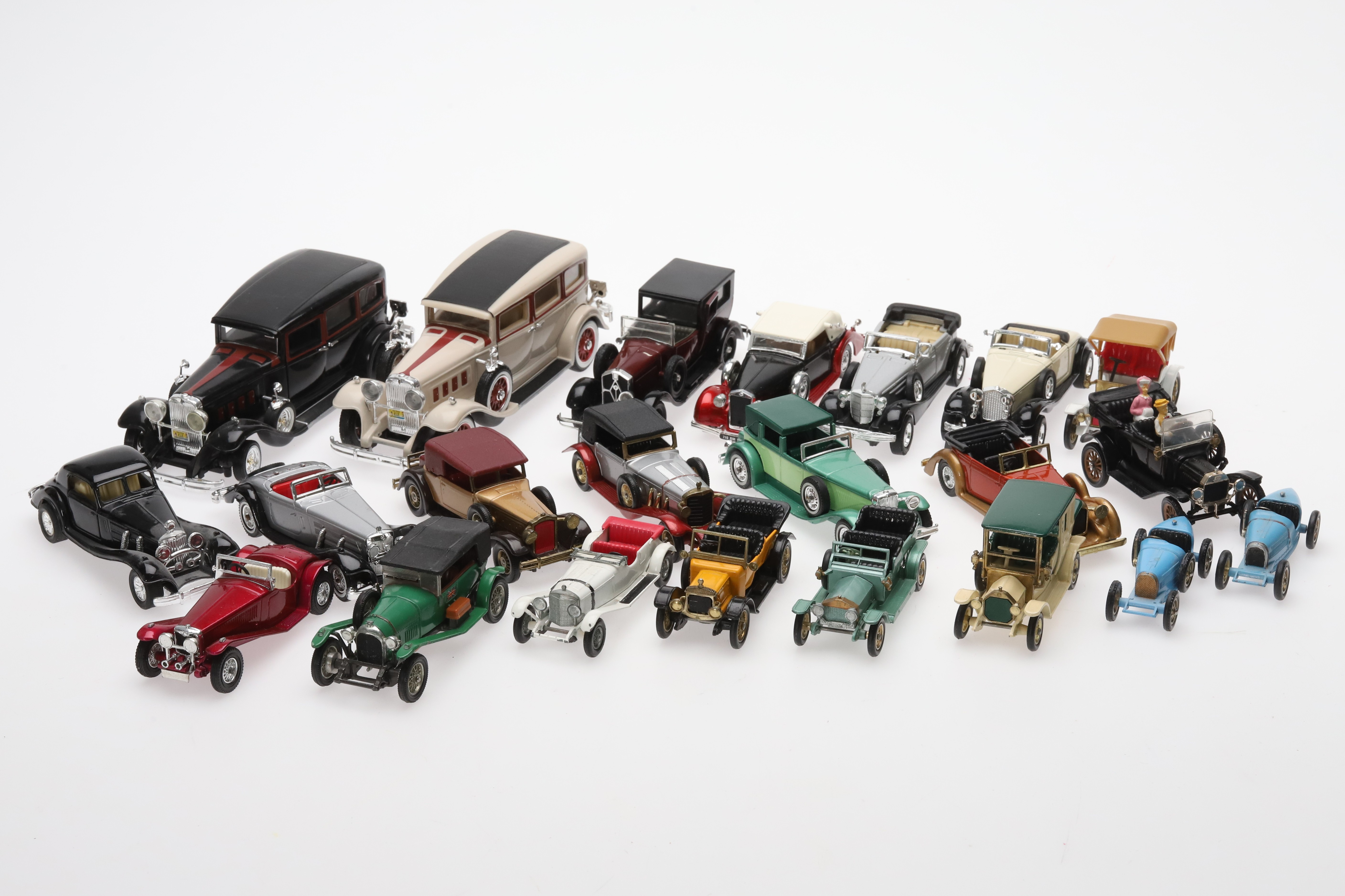 MODELLBILAR, 22 st, metall/diecast, 1:32-1:43 models of yesteryear, mfl.