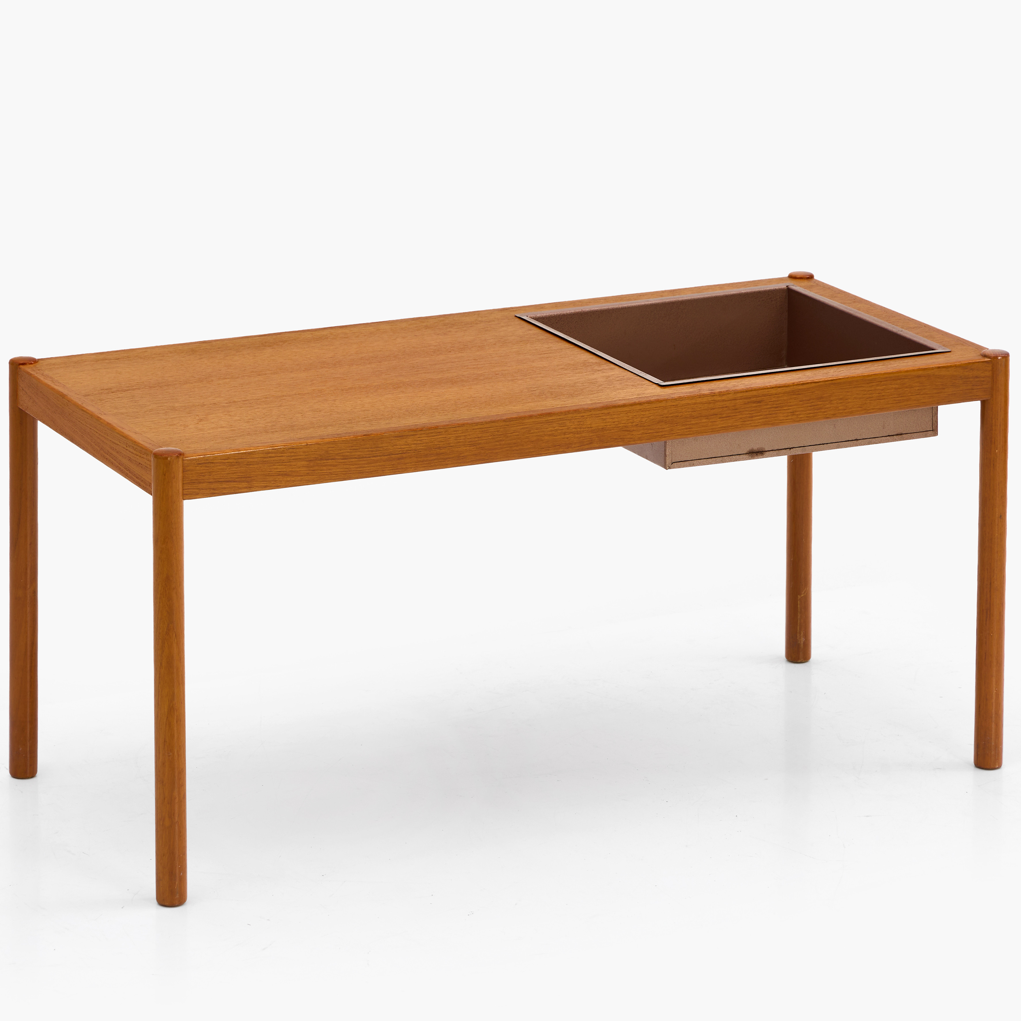 SIDOBORD med blomlåda, teak, Sverige, 1960-tal.