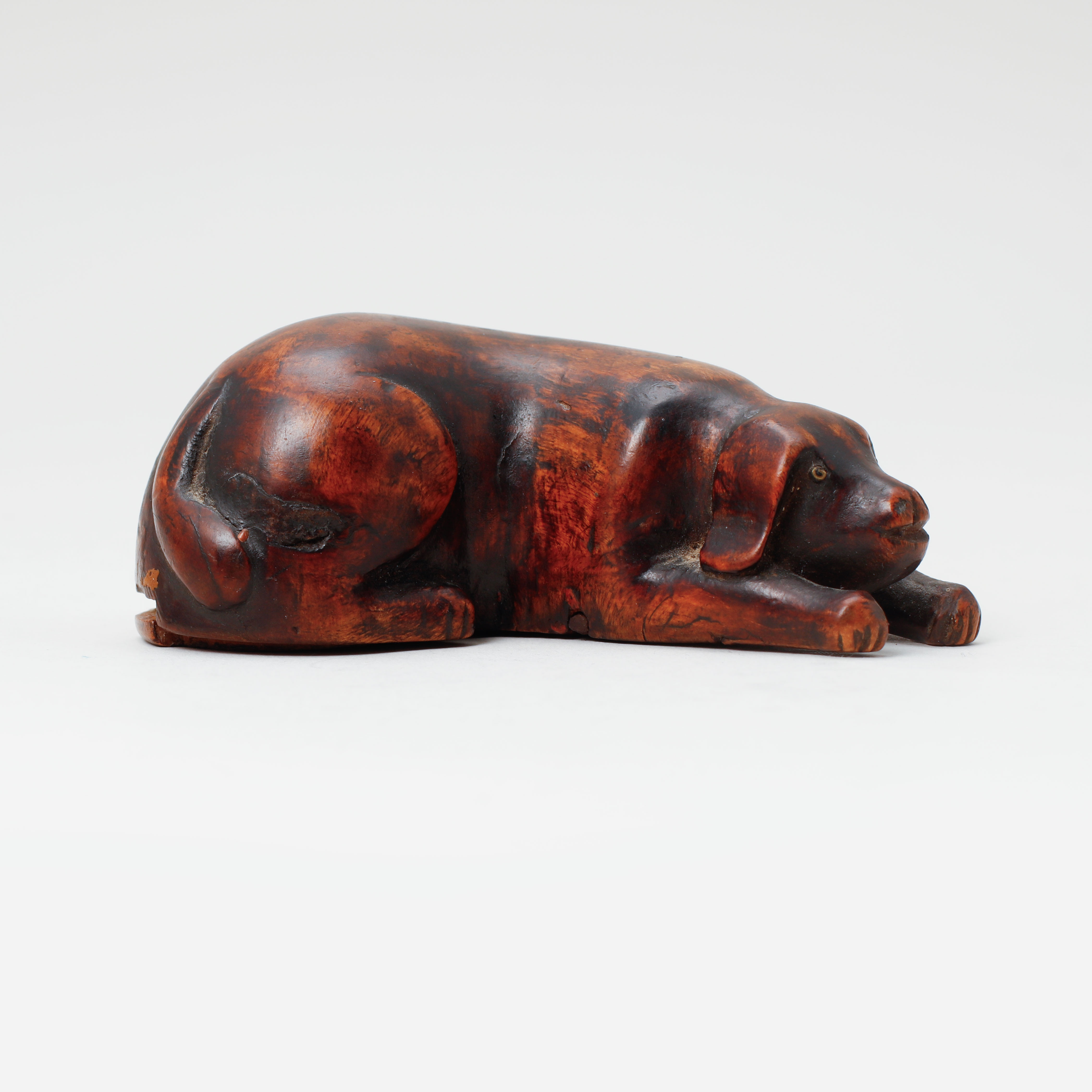 SNUSHUND, snidad björk, 1800-tal.