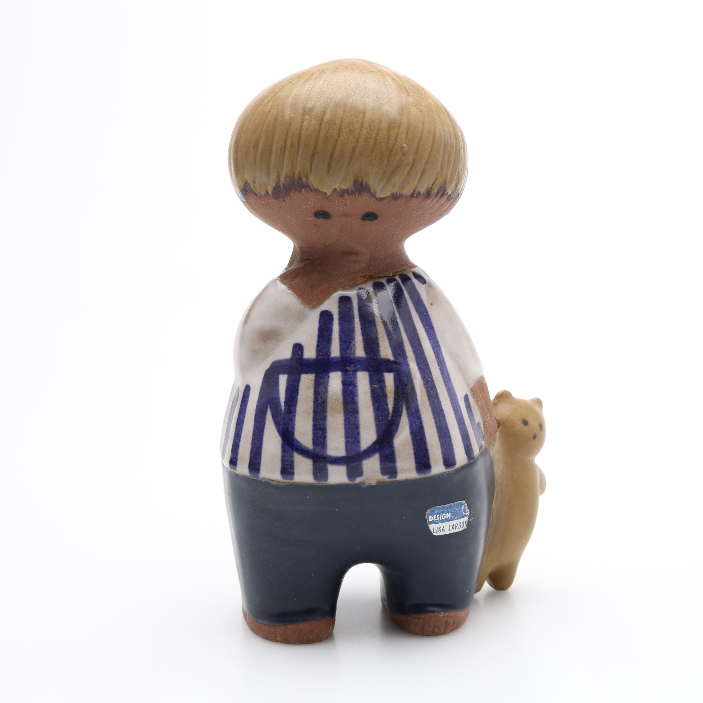 LISA LARSON. FIGUR, "MALIN", UR SERIEN "LARSONS UNGAR", GUSTAVSBERG.