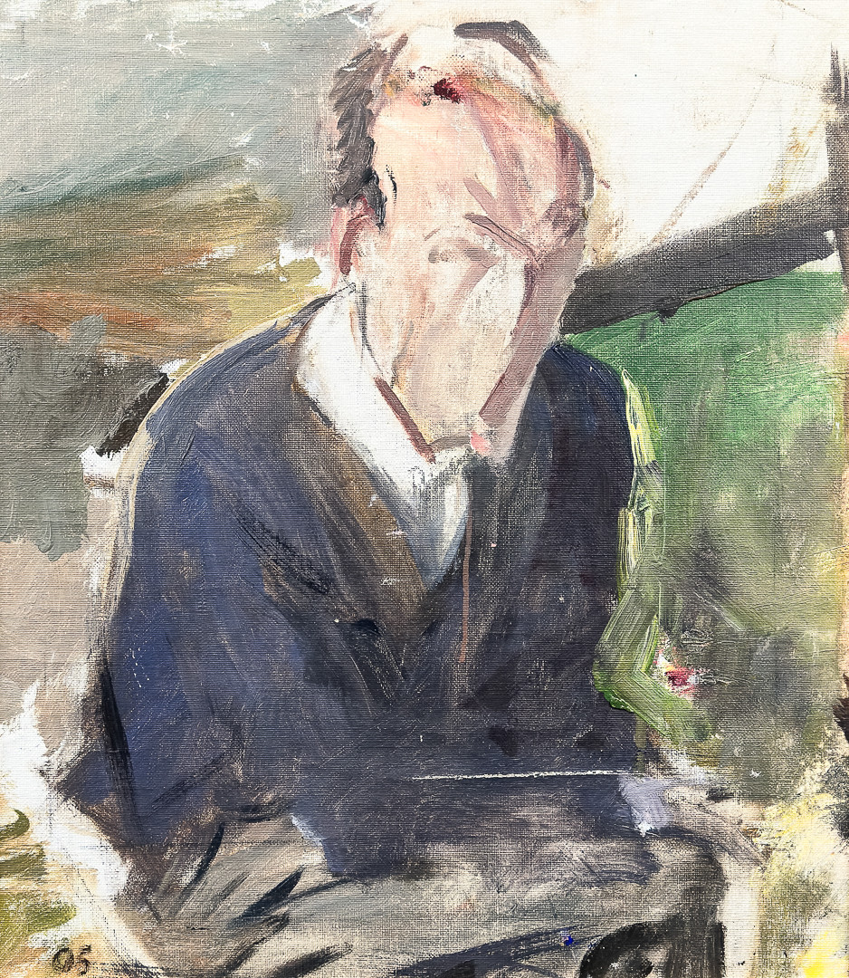 OLLE SKAGERFORS. OLJA PÅ DUK, "Porträtt", signerad, daterad-1970.