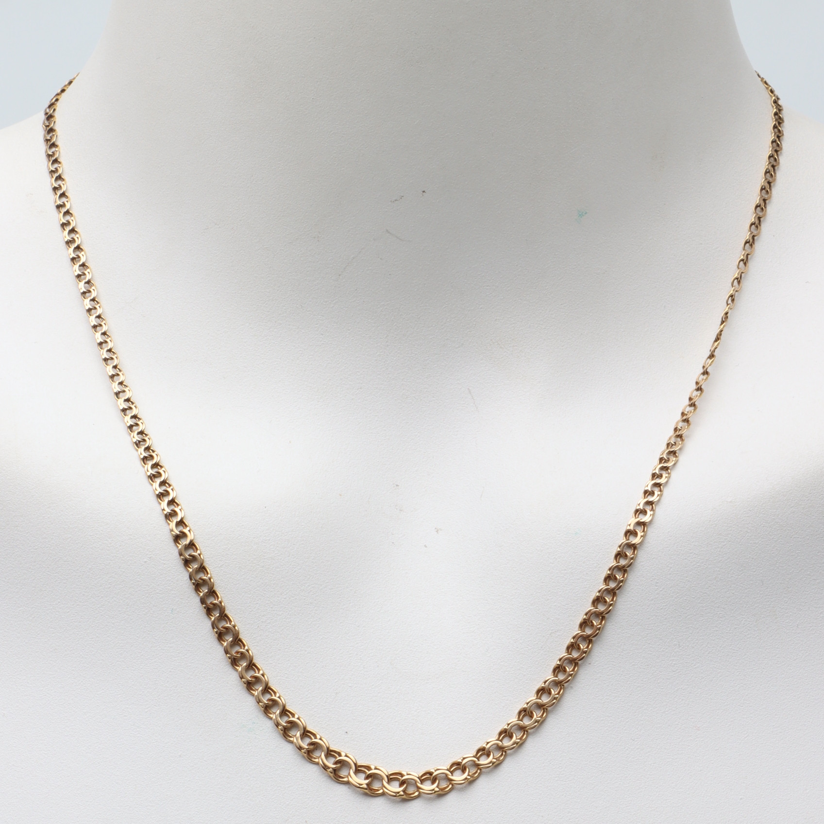 COLLIER, 18K guld, doserad bismarck.