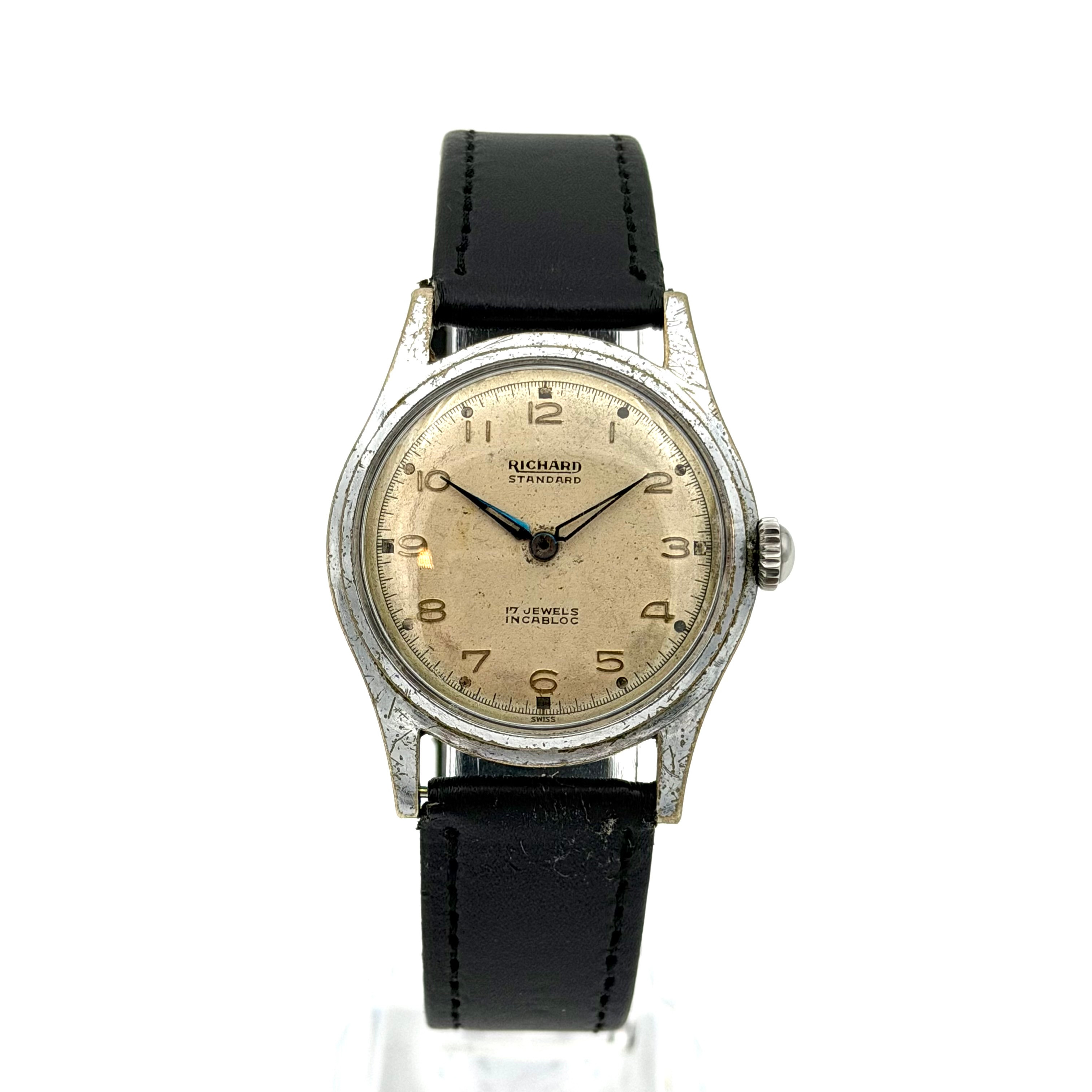 RICHARD STANDARD, armbandsur, 1950-tal, manuell, stål.