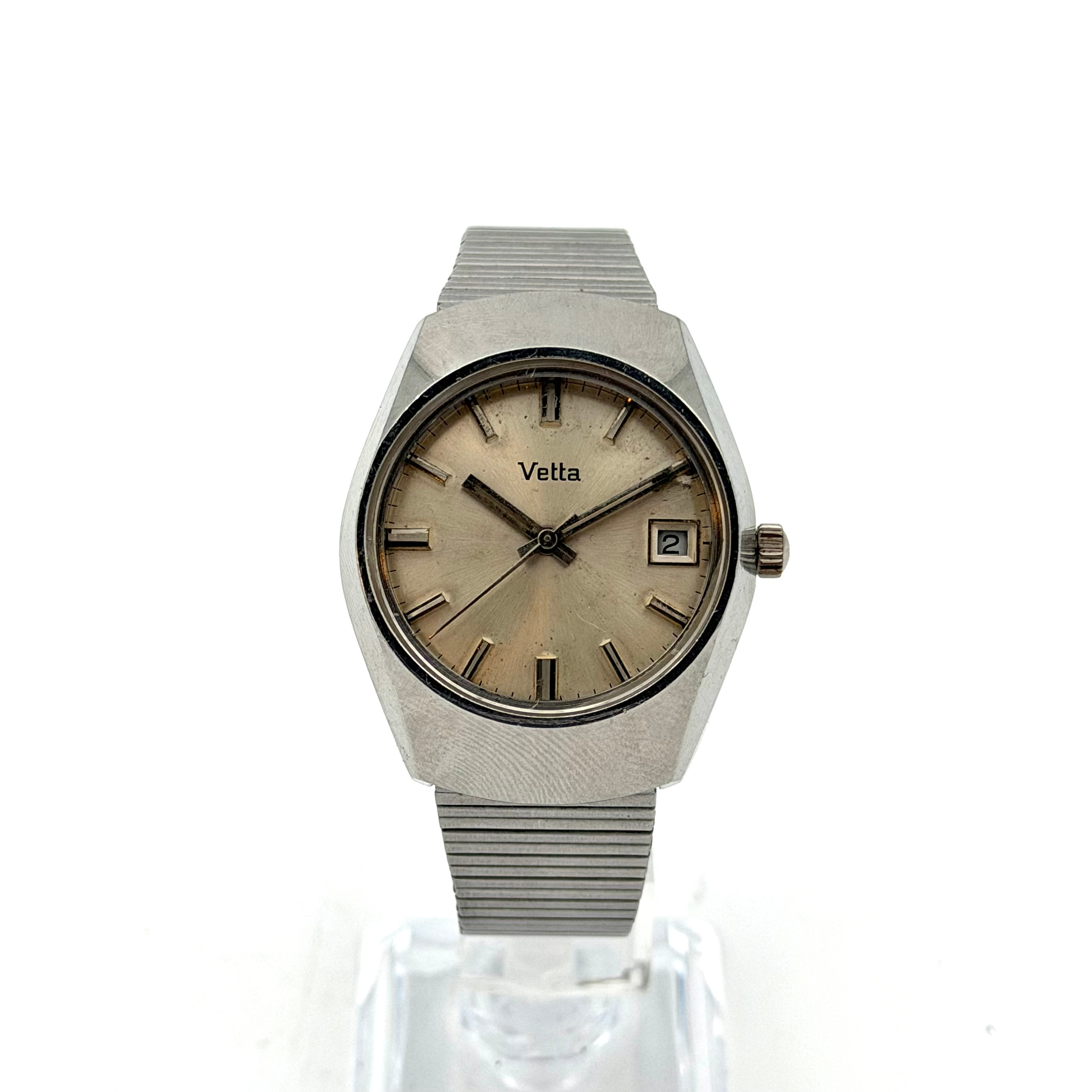 VETTA, armbandsur, 1960/70-tal, manuell, stål.