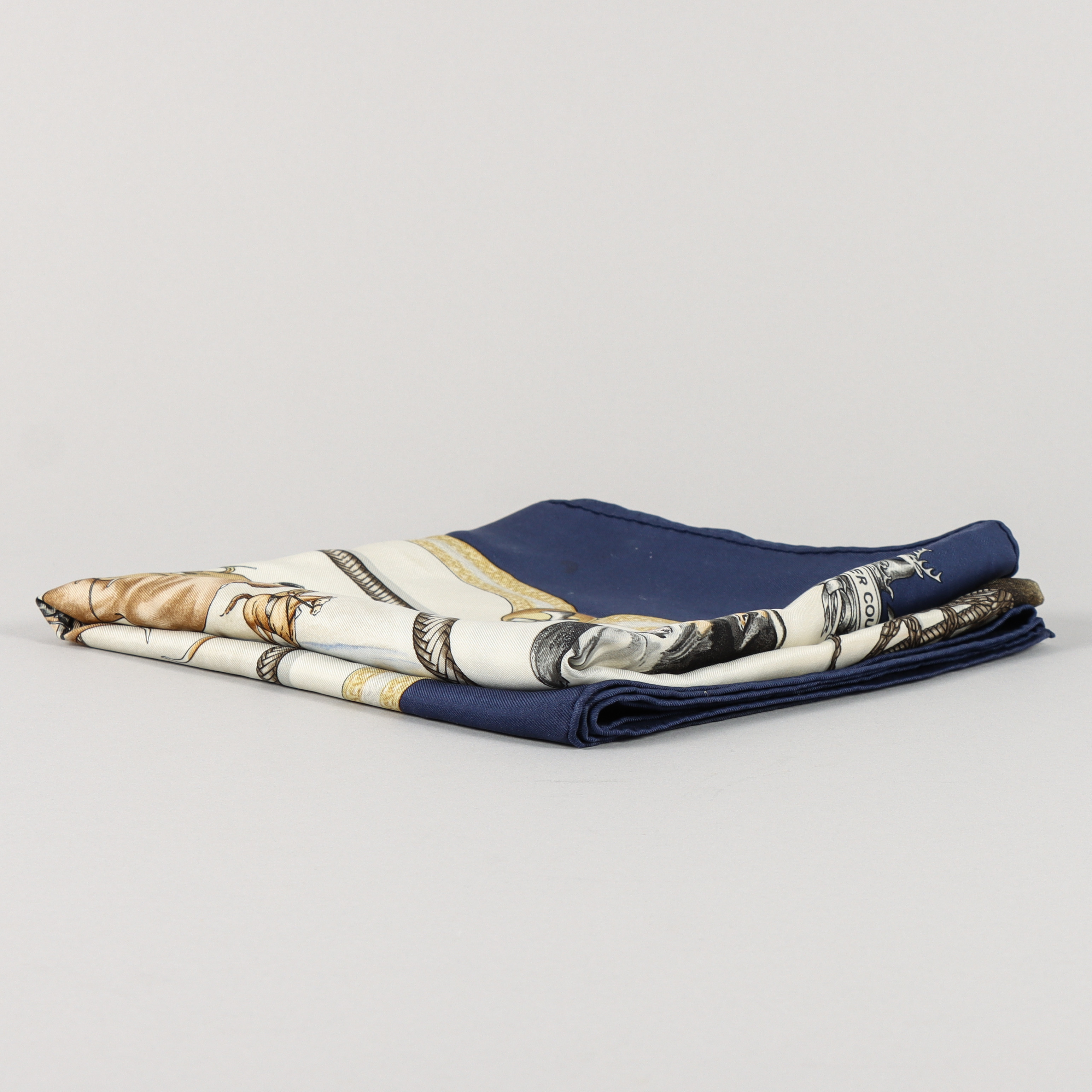 HERMÈS, "Le Laisser Courre", scarf.