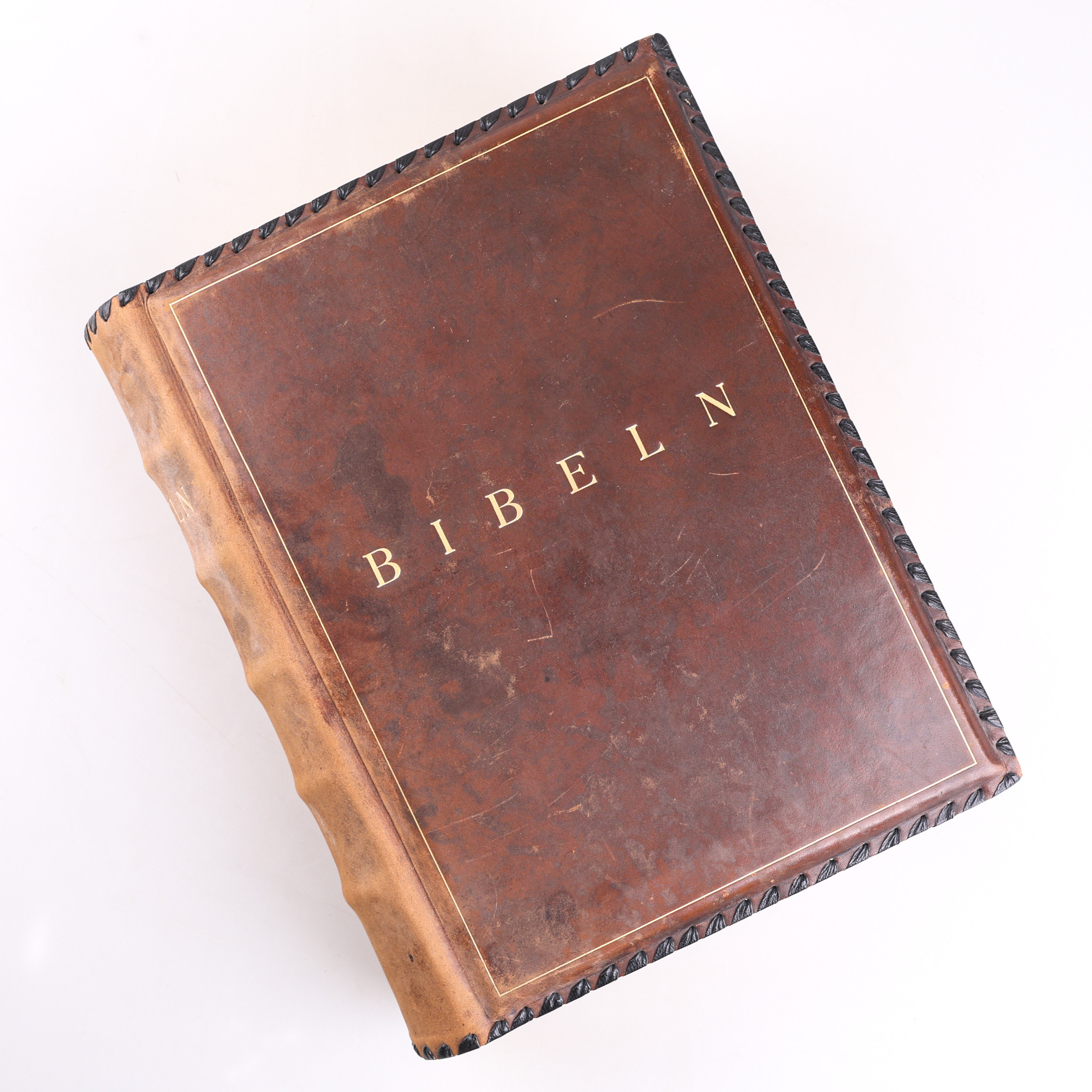 BIBEL med illustrationer, läder, 1933.