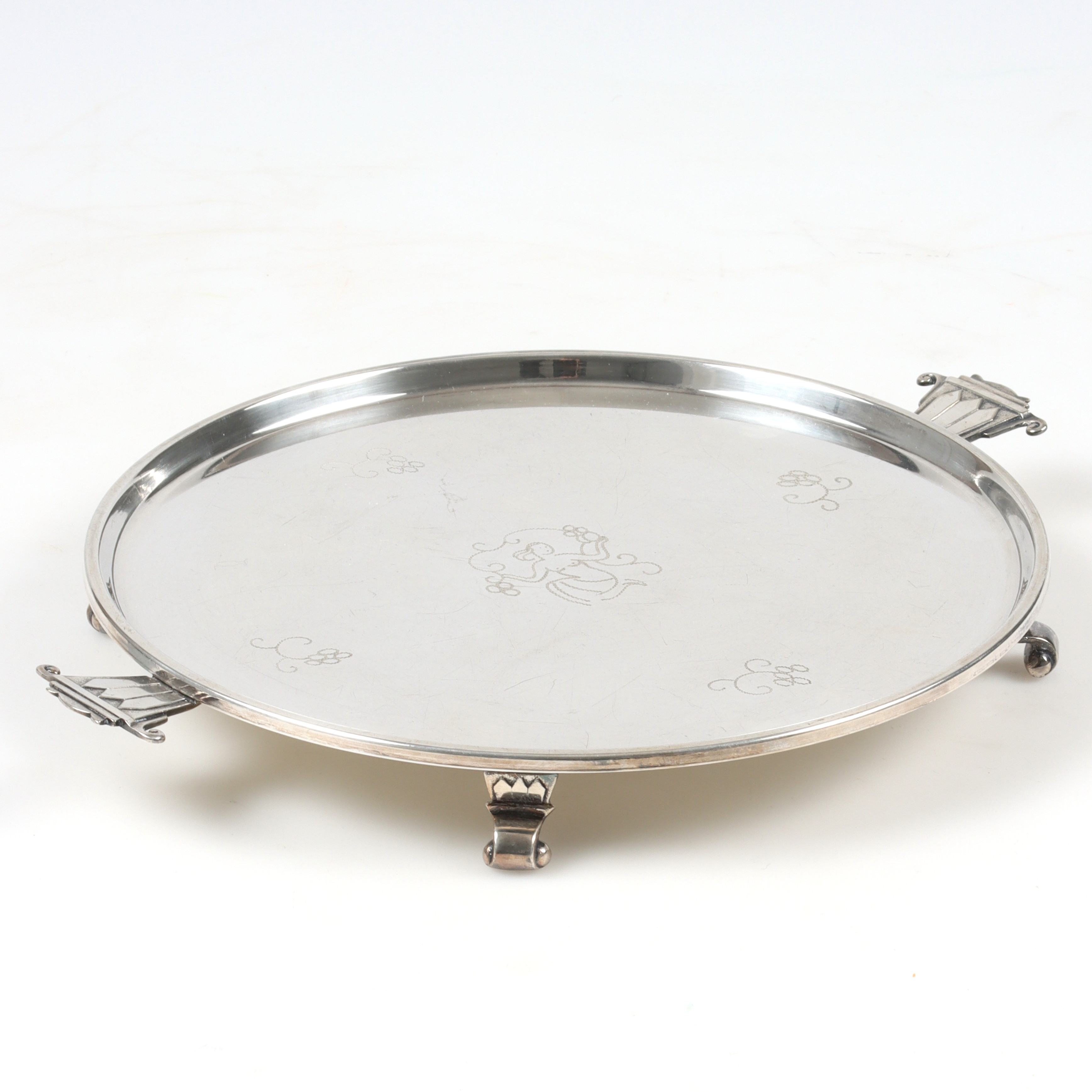 BRICKA nysilver, Swedish grace, C.G Hallberg, 1920/30-tal.