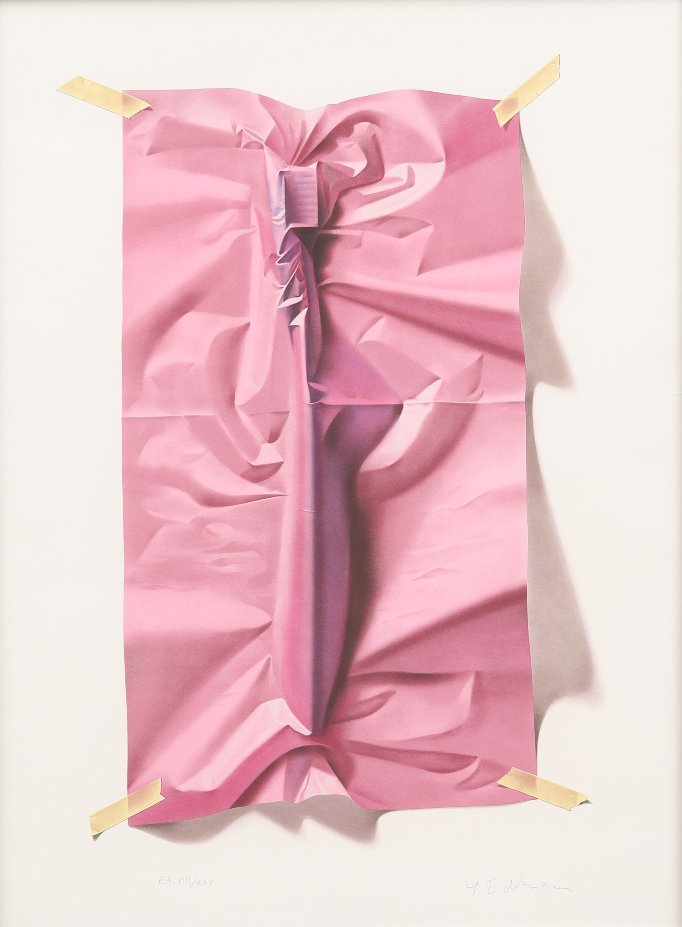 YRJÖ EDELMANN. "Hidden toothbrush", signerad och numrerad EA VIII/XXV.