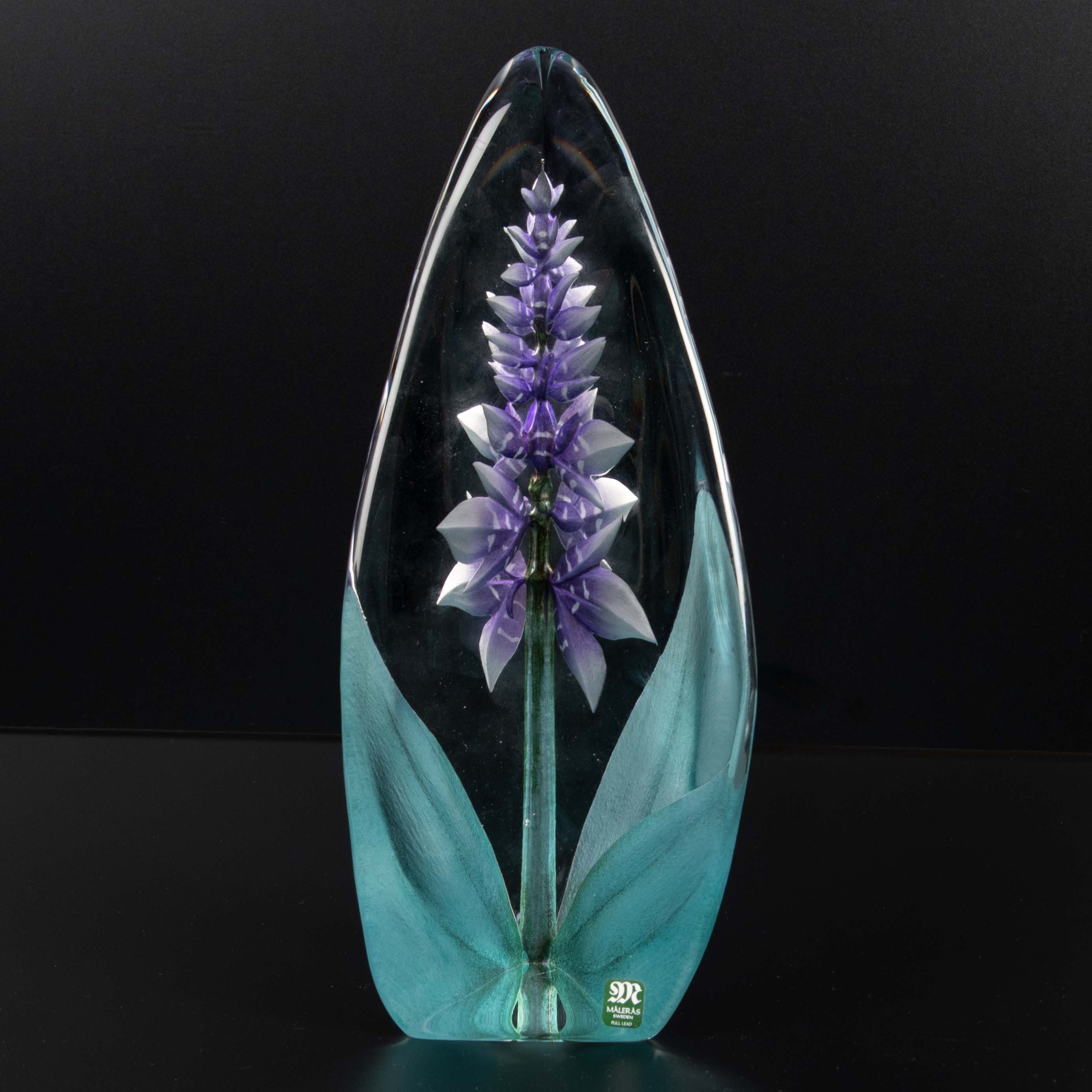 MATS JONASSON. GLASBLOCK. Målerås, "Floral Fantasy".