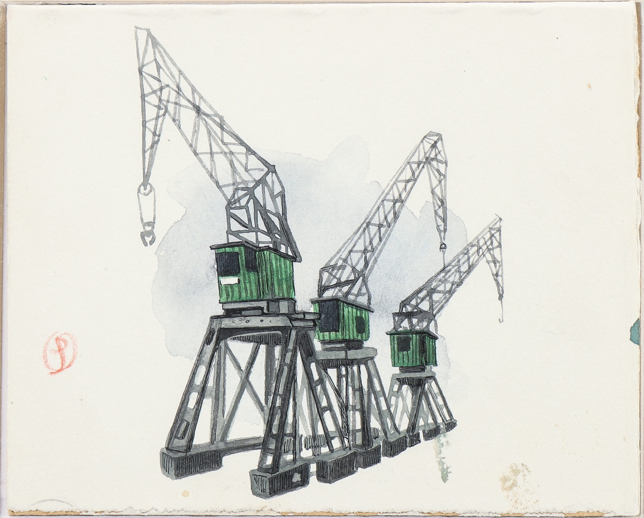 ILON WIKLAND. Illustration till Magnus, Lindberg och hästen Mari.