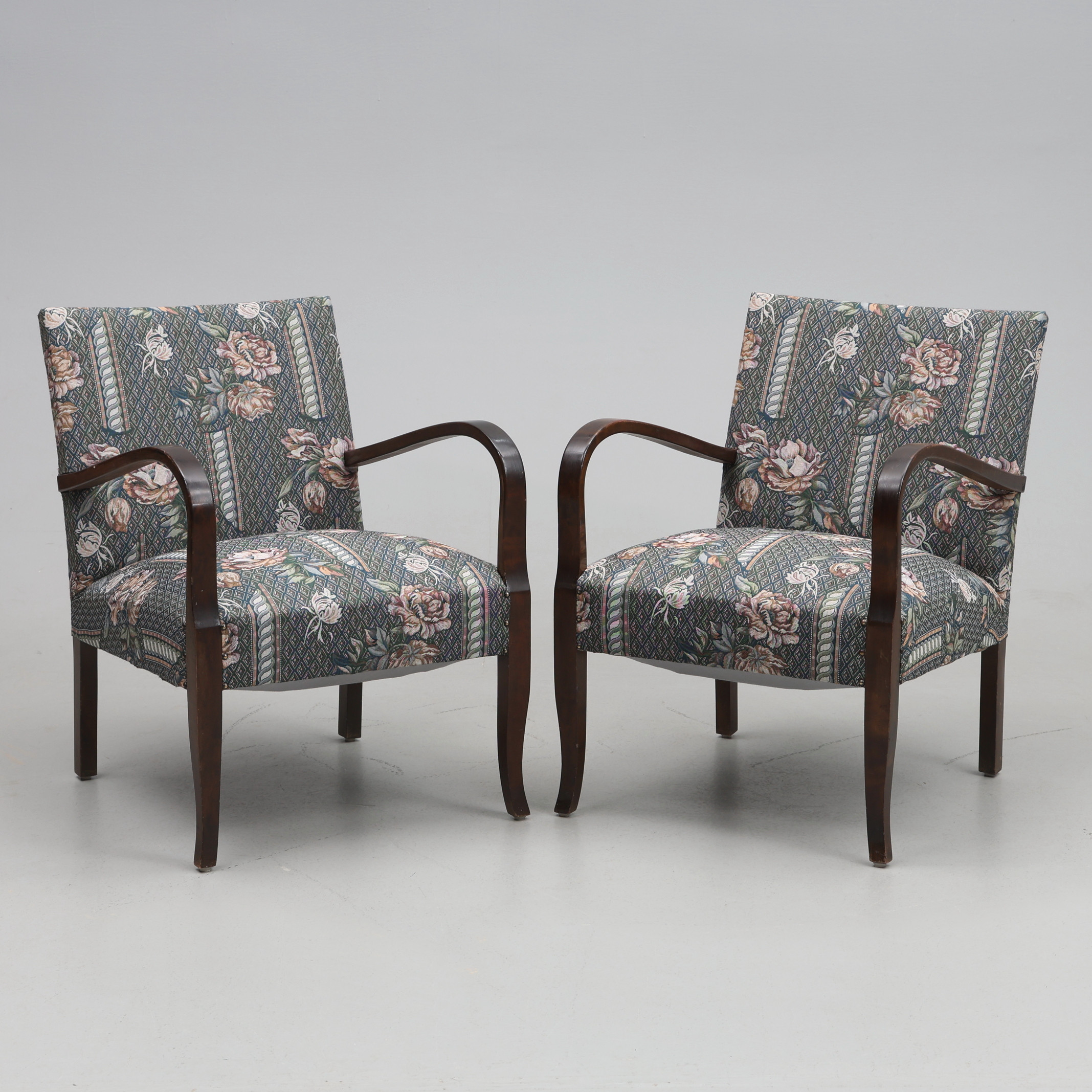 FÅTÖLJER, 1-par, Swedish modern, 1930/40-tal.