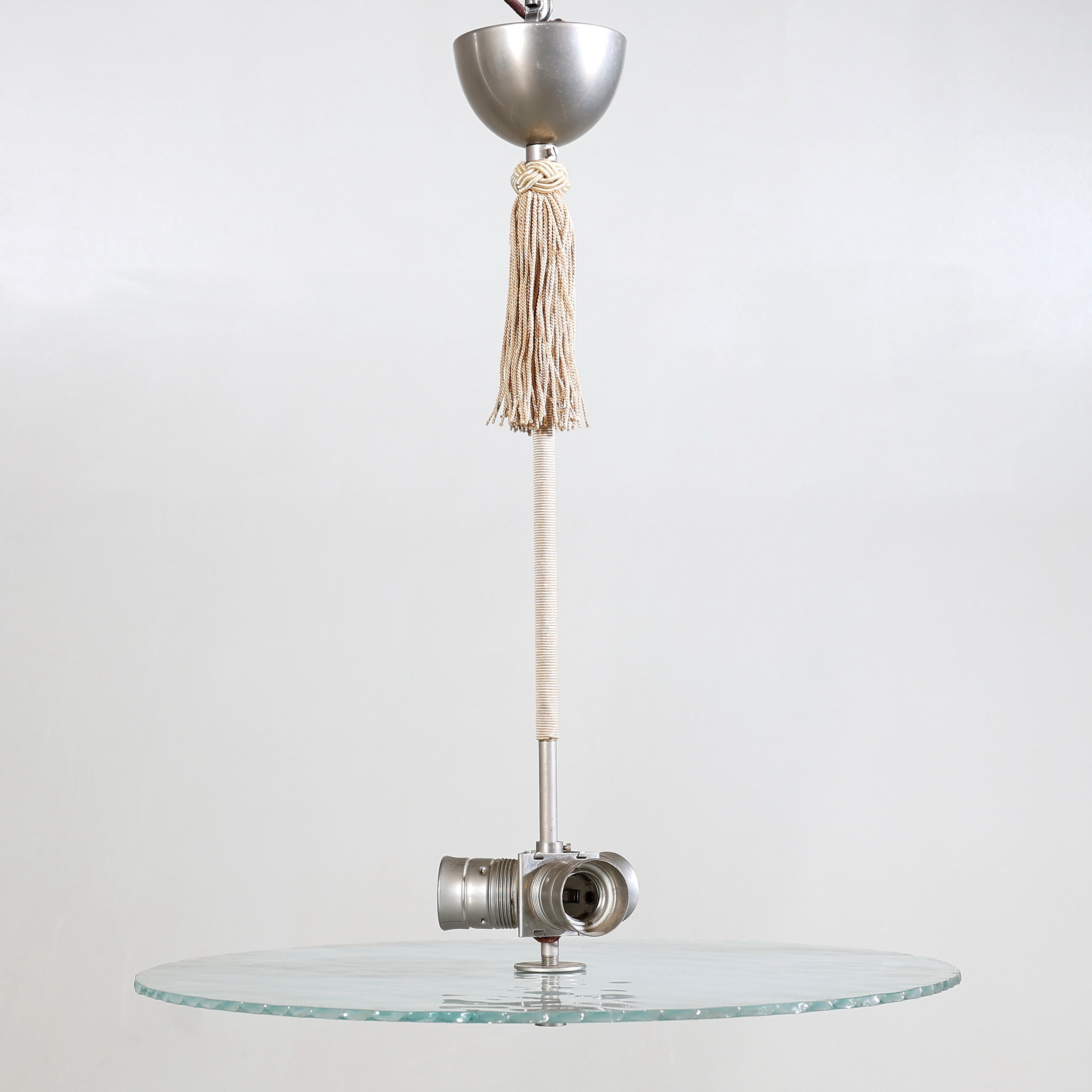 TAKLAMPA, etsad dekor med fåglar "plafondmodell", 1930-tal.