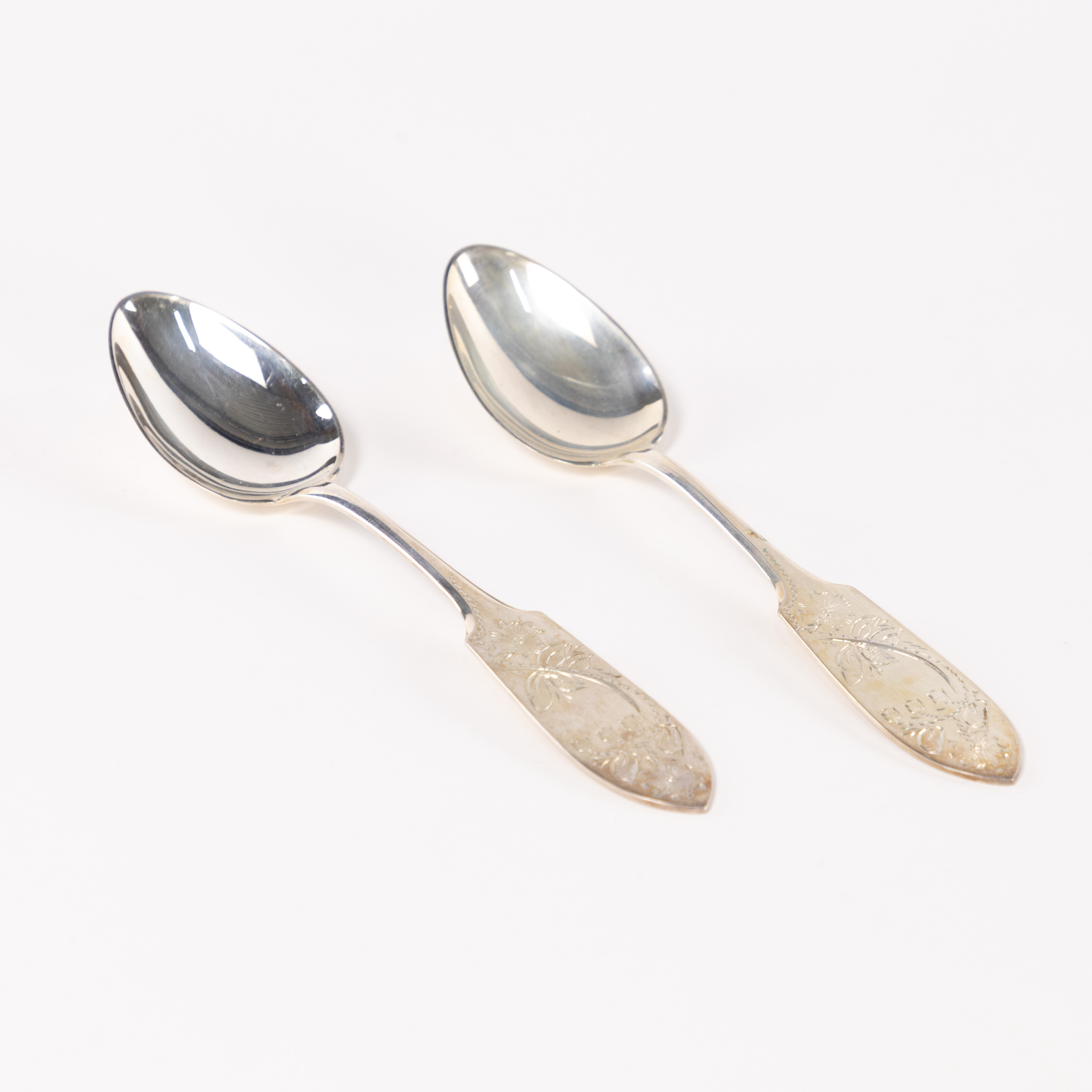 DESSERTSKEDAR. 2 st, Tornedalssilver.