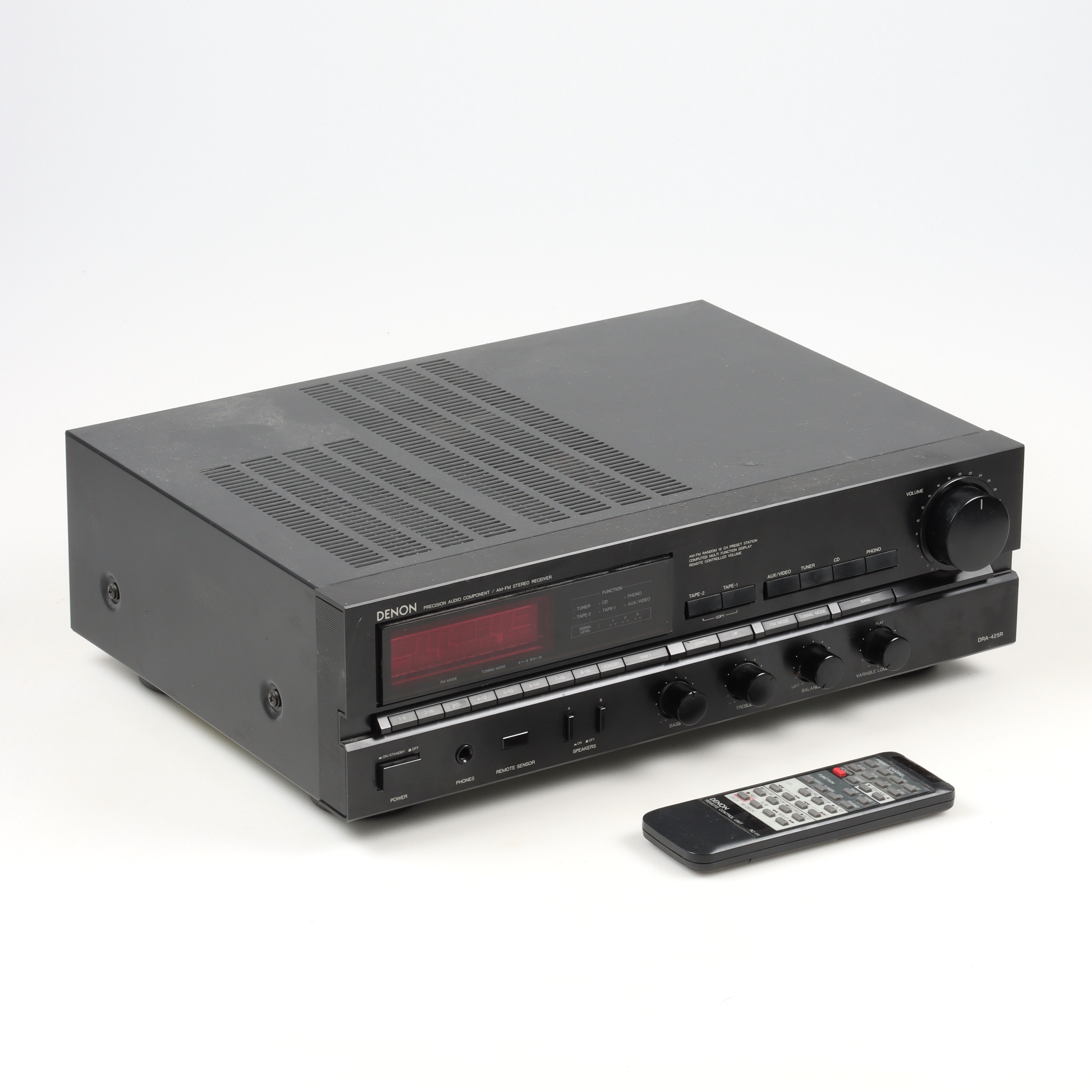 DENON, Receiver, model "DRA-425R, Japan.