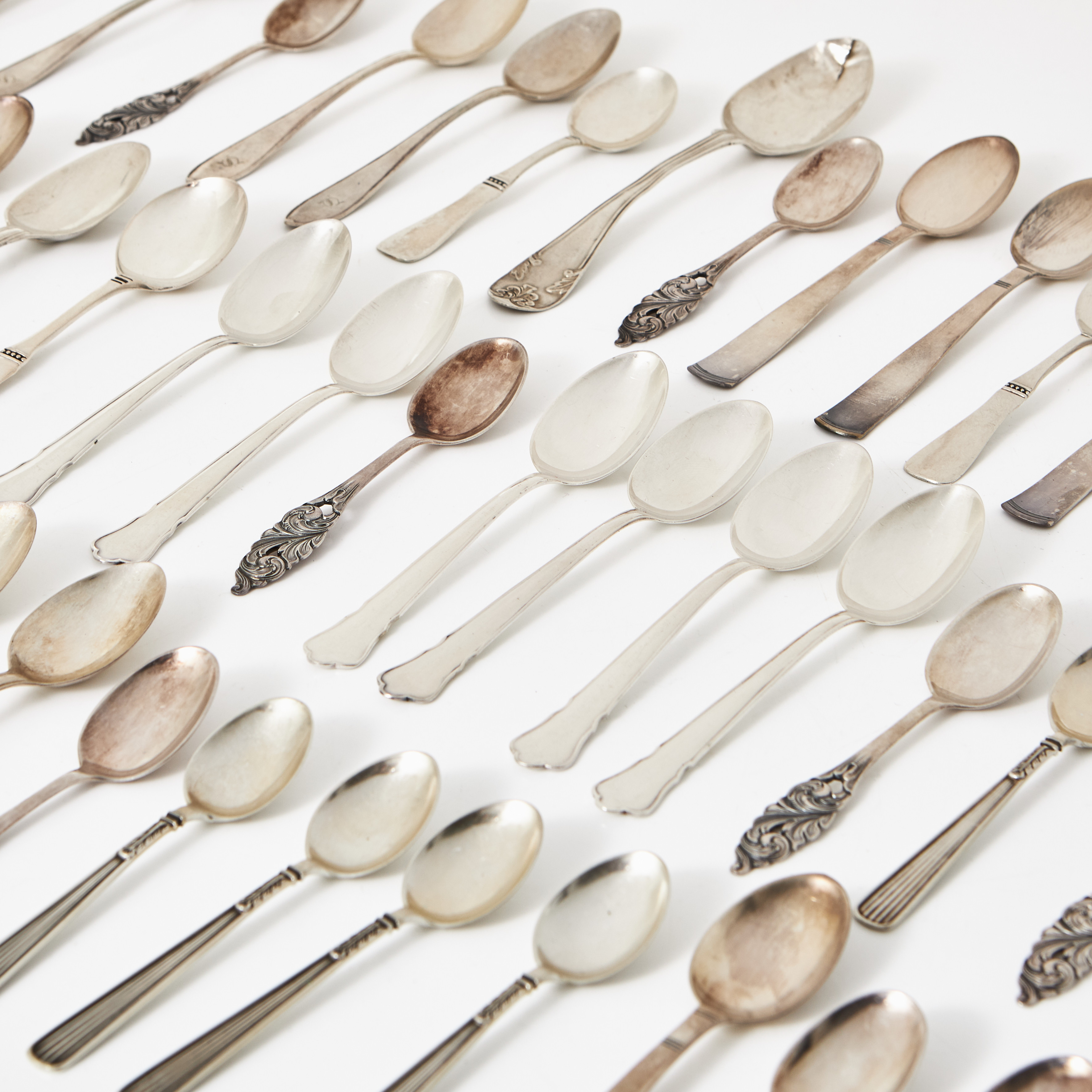 KAFFESKEDAR, silver, varierande modeller, 18/1900-tal.