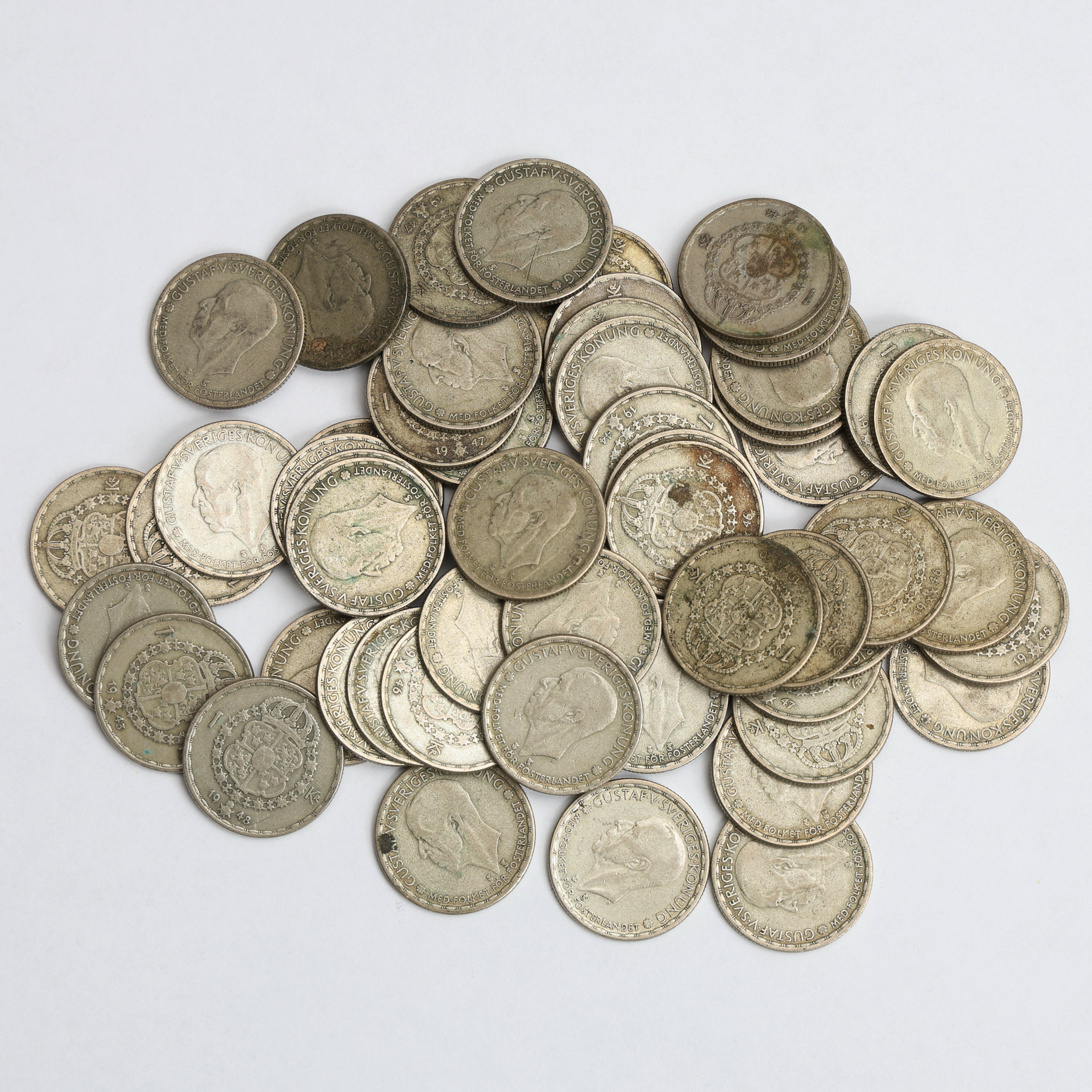 SILVERMYNT, Sverige 1kr 382 gram.
