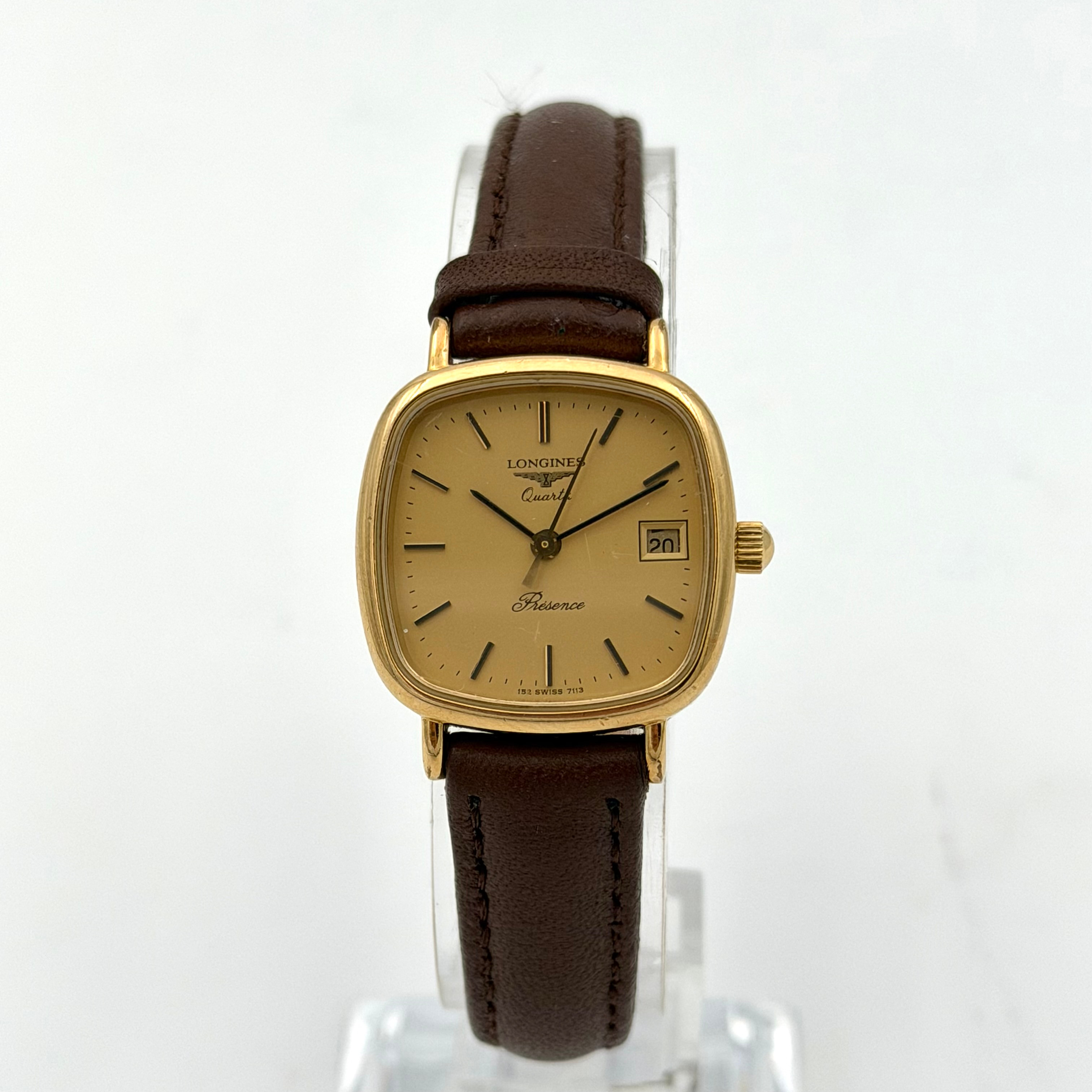 LONGINES PRESENCE, armbandsur, 1990-tal, quartz, gulddouble´.