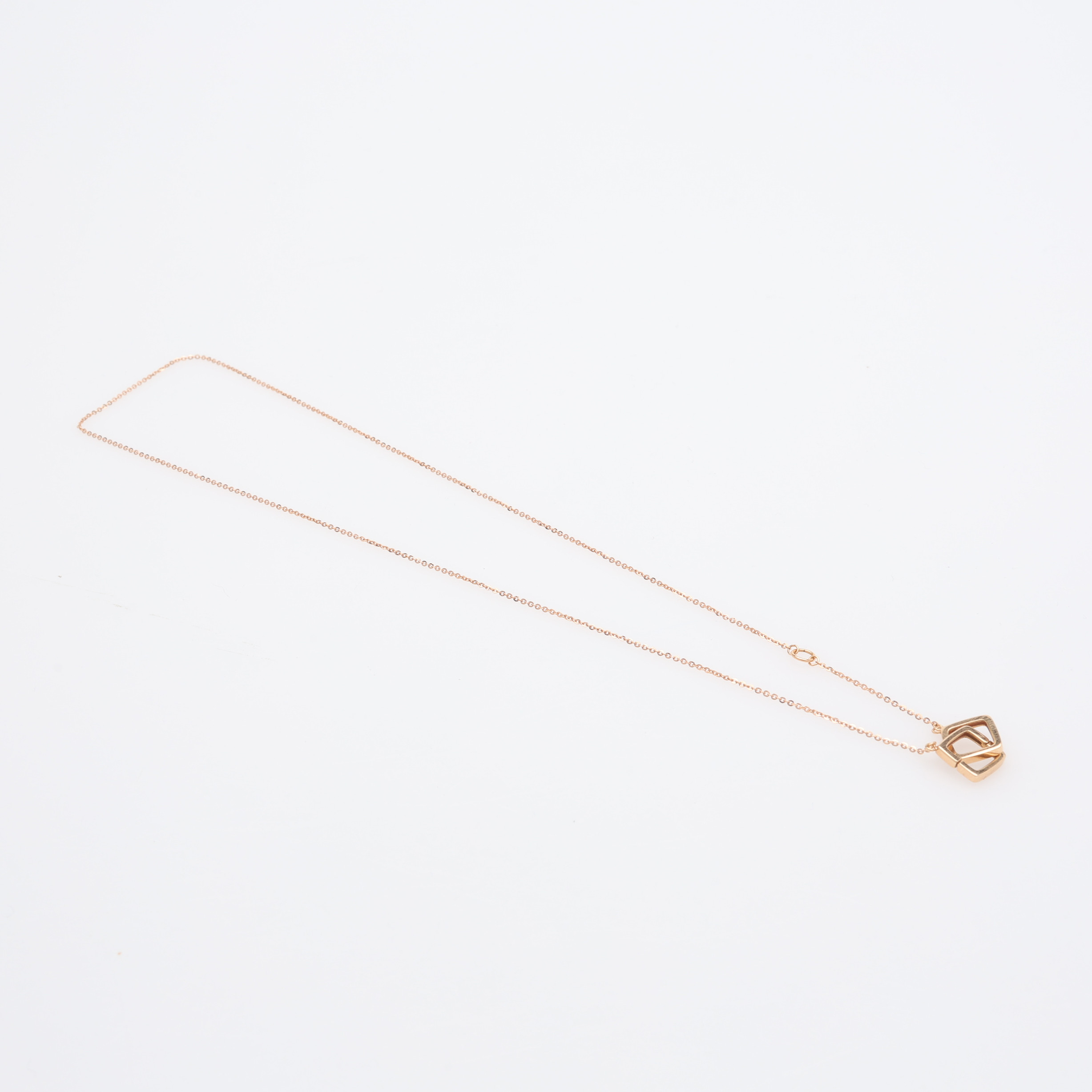 COLLIER, 18K GULD, VIKT CA 2,2 GRAM.
