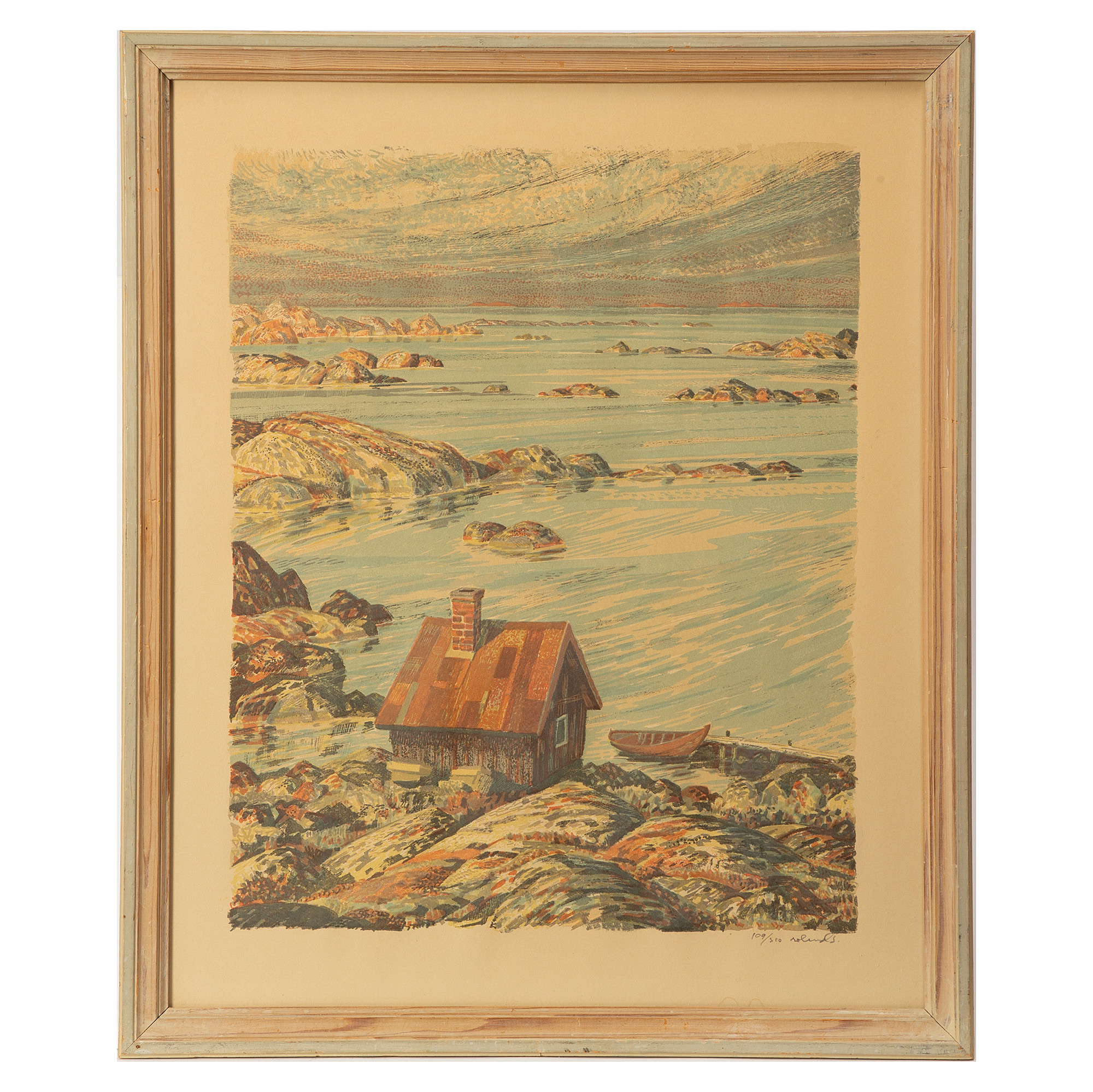 ROLAND SVENSSON. Litografi, signerad och numrerad 190/300?