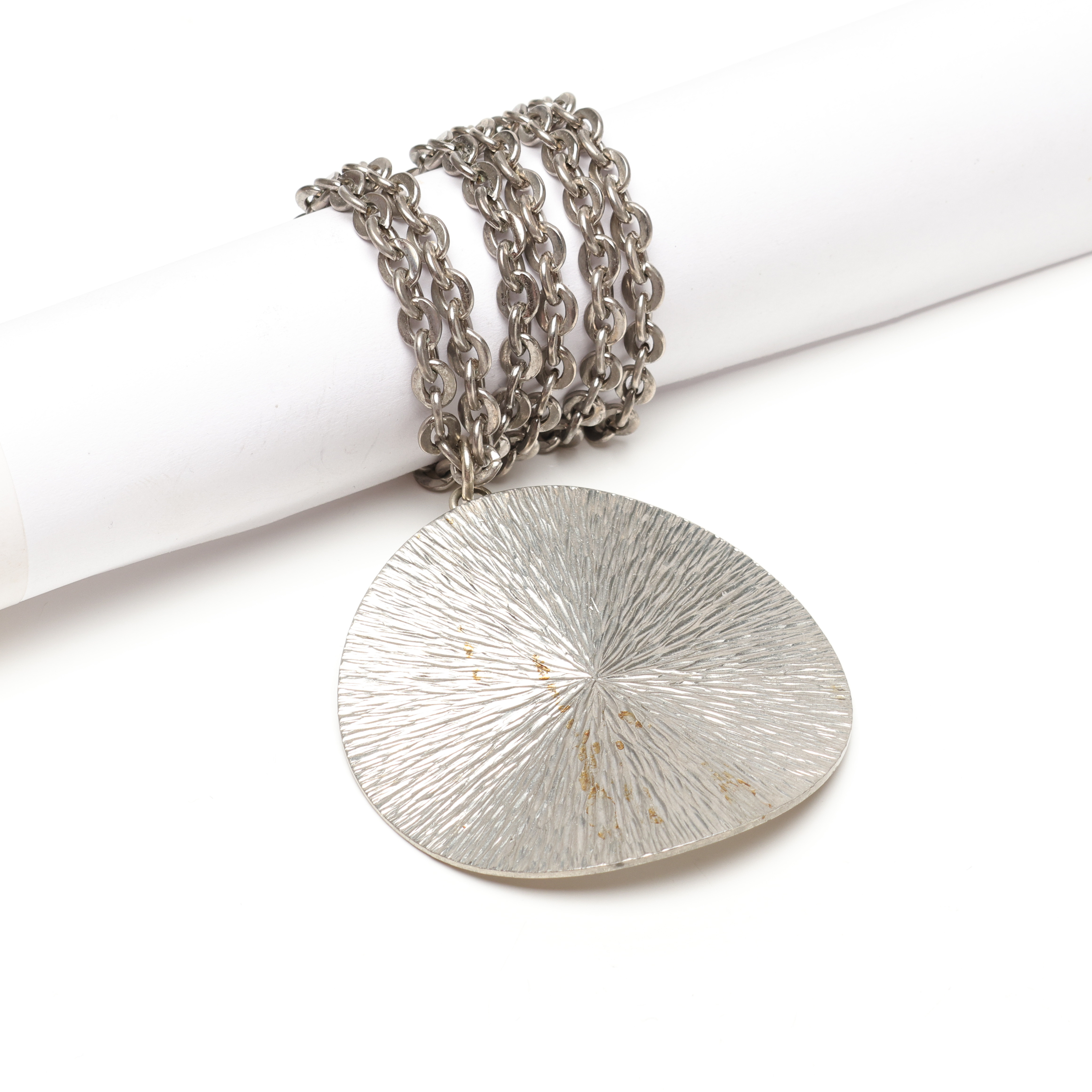 COLLIER med HÄNGE, tenn, Jörgen Jensen.
