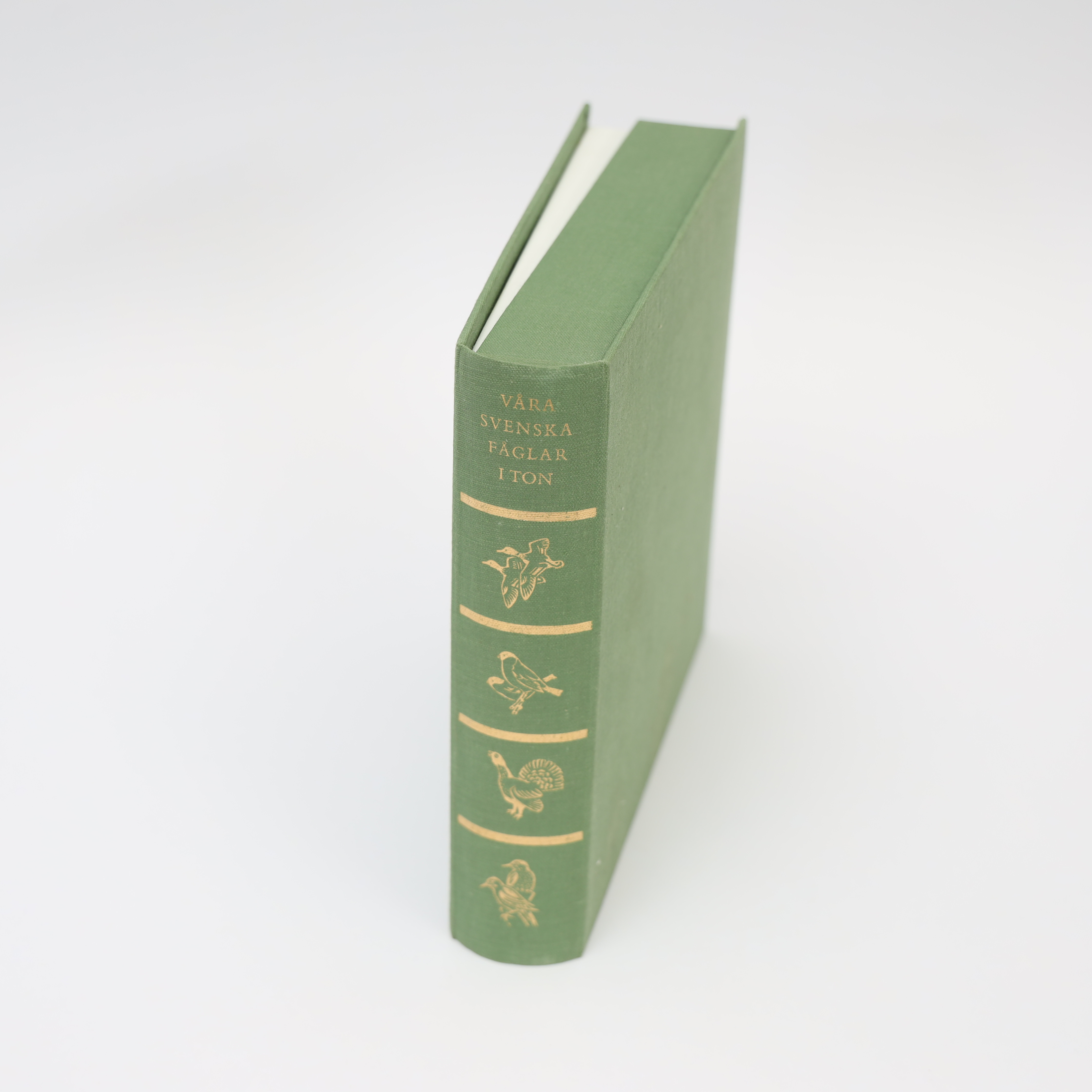 GUSTAF RUDEBECK. "Våra svenska fåglar i ton". Box med 18 EP-skivor, 1964.