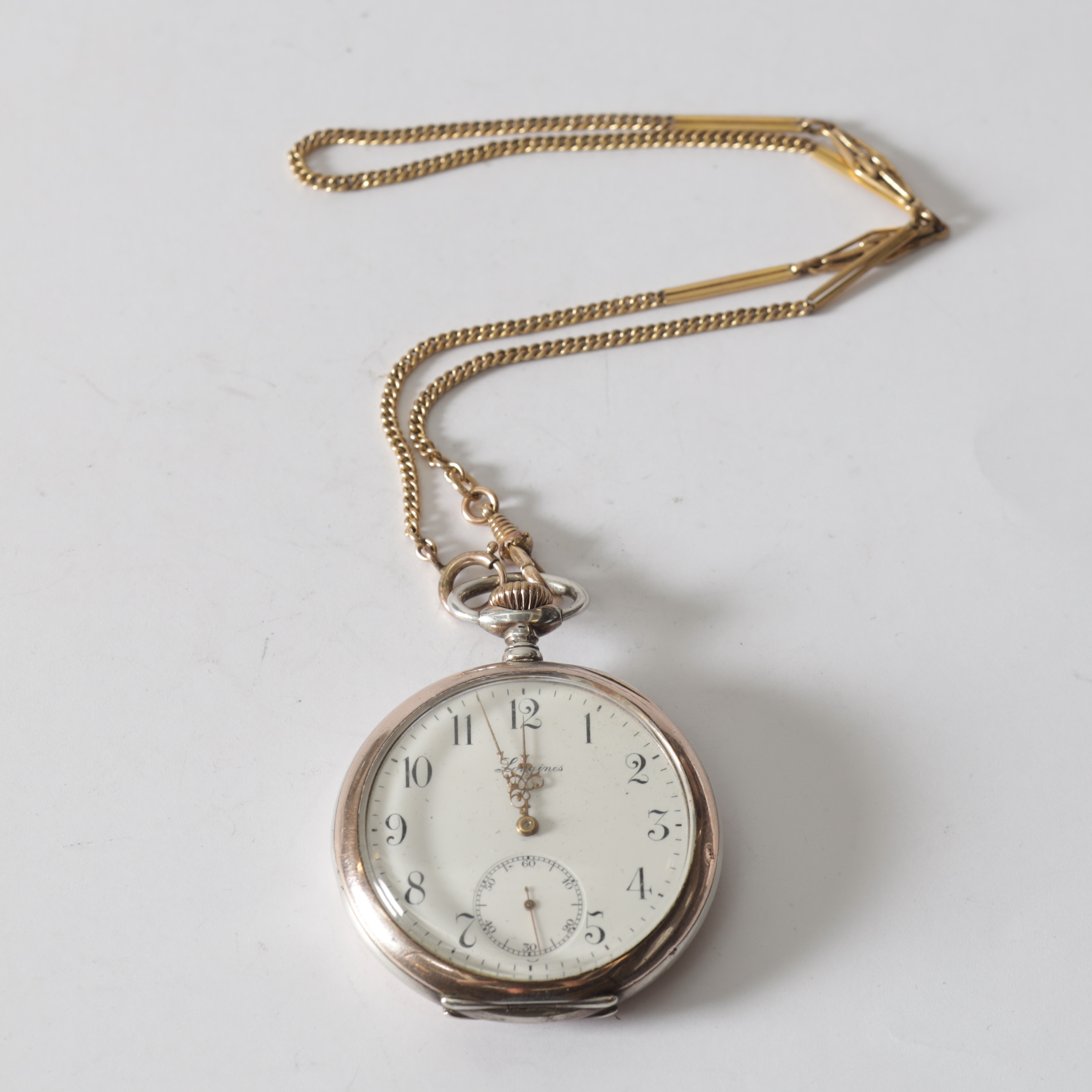 FICKUR, silver, Longines, 1900-talets första hälft.