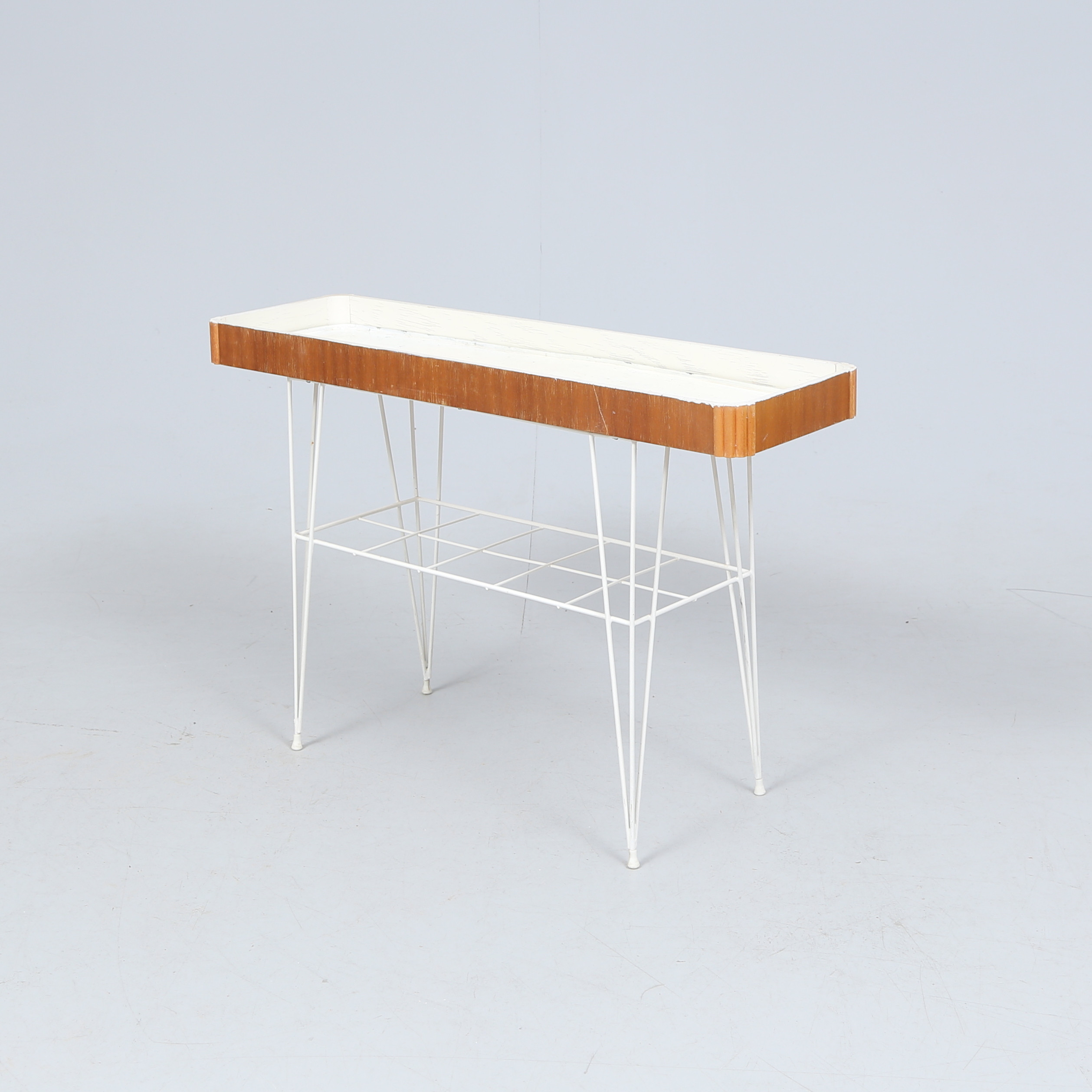 BLOMBORD Stringmodell, teak och metall, 1950/60-tal.
