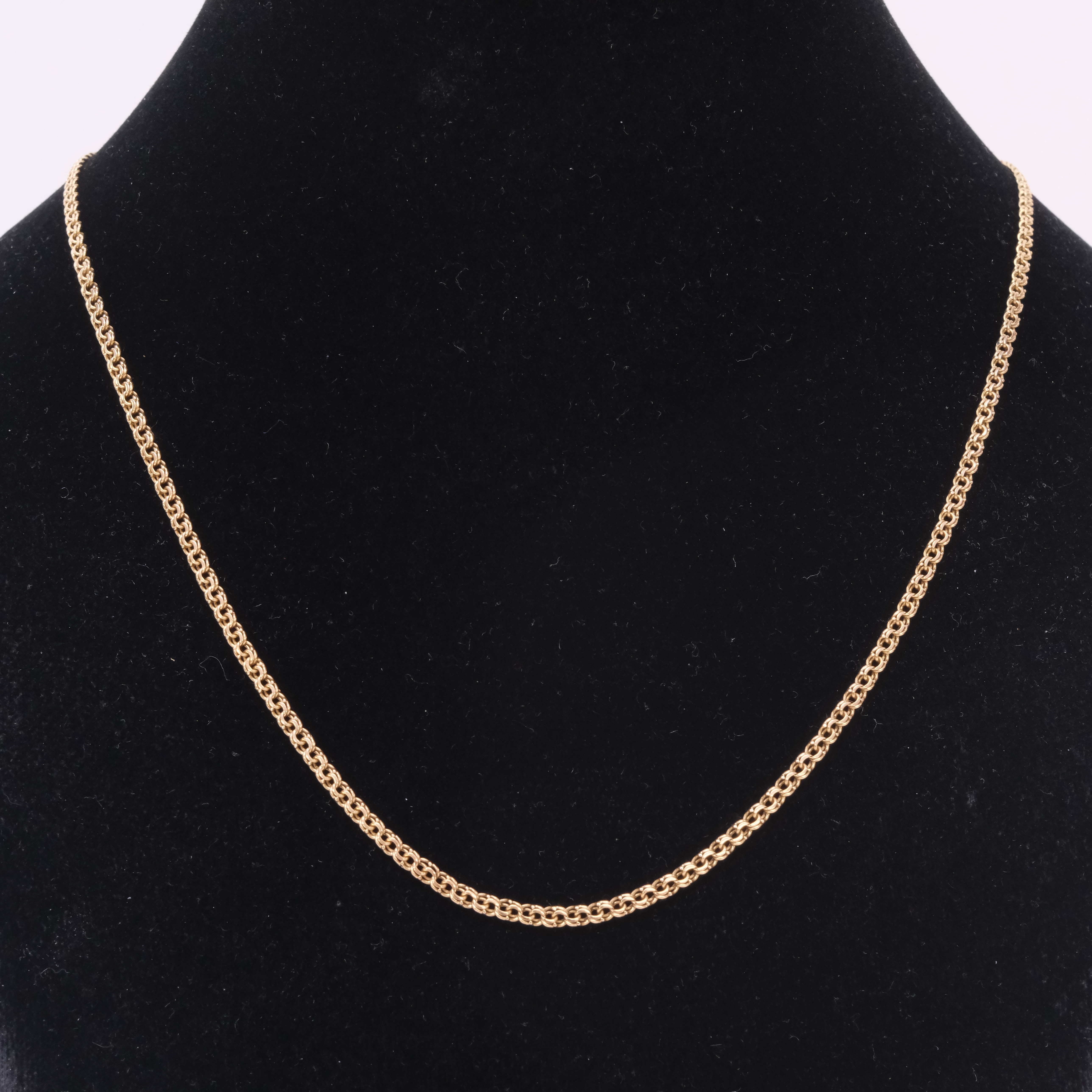 COLLIER, BISMARCKLÄNK, 18K GULD.