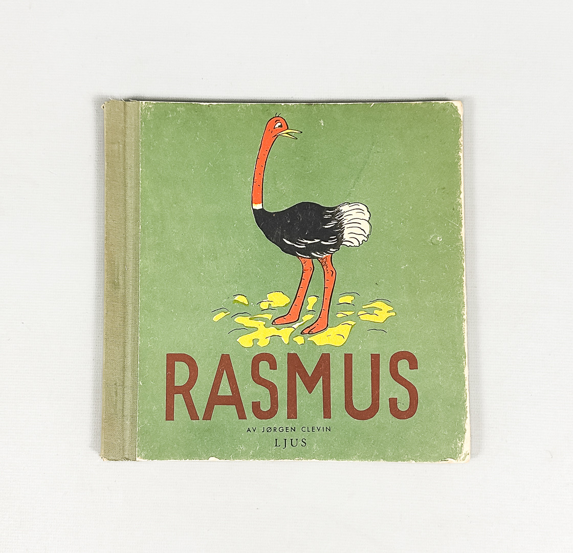 JÖRGEN CLEVIN. BOK, "Rasmus", Bengtsons Litografiska A.B. Stockholm, 1947.