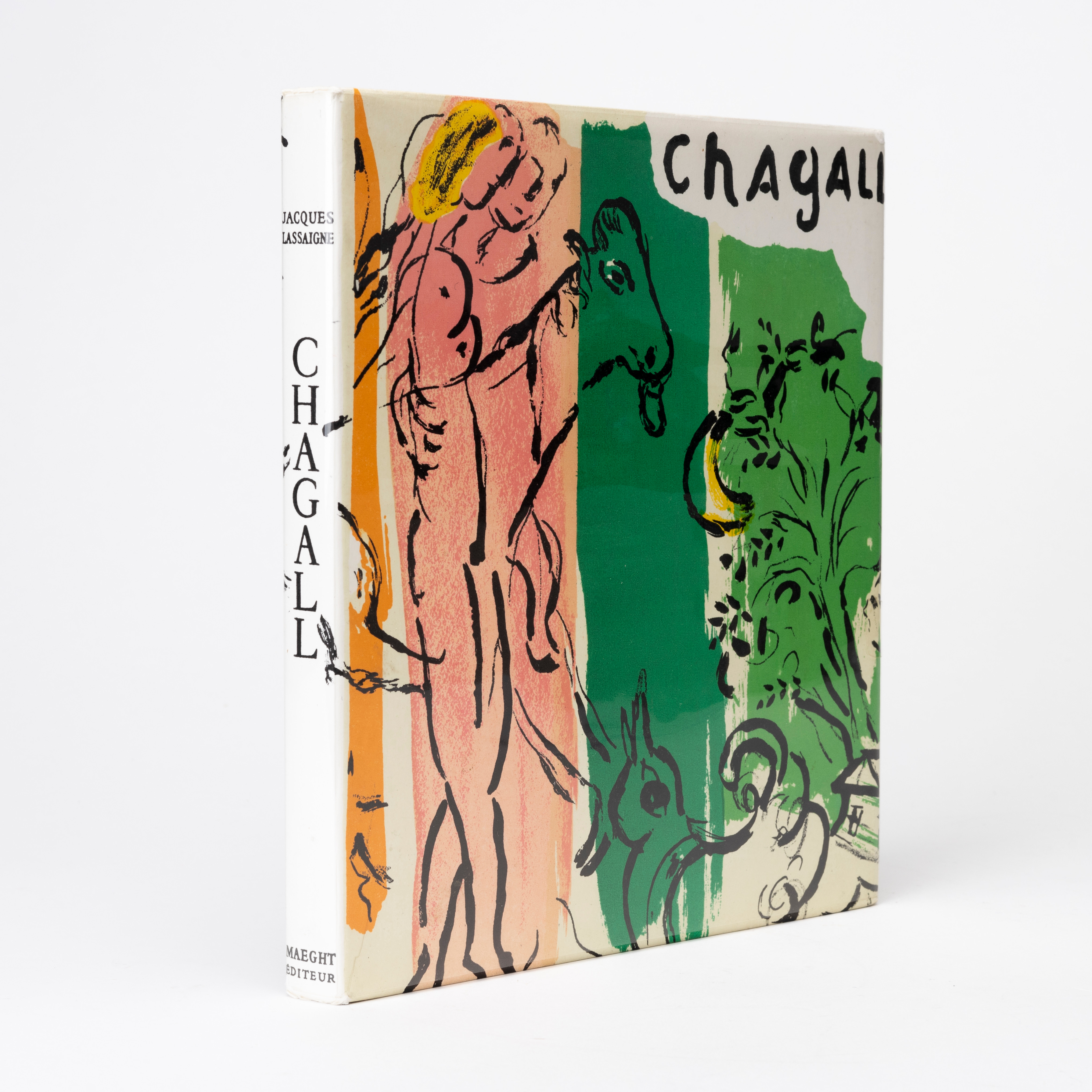 MARC CHAGALL. Bok, "Chagall", av Jacques Lassaigne, Maeght Éditeur Paris, 1957.