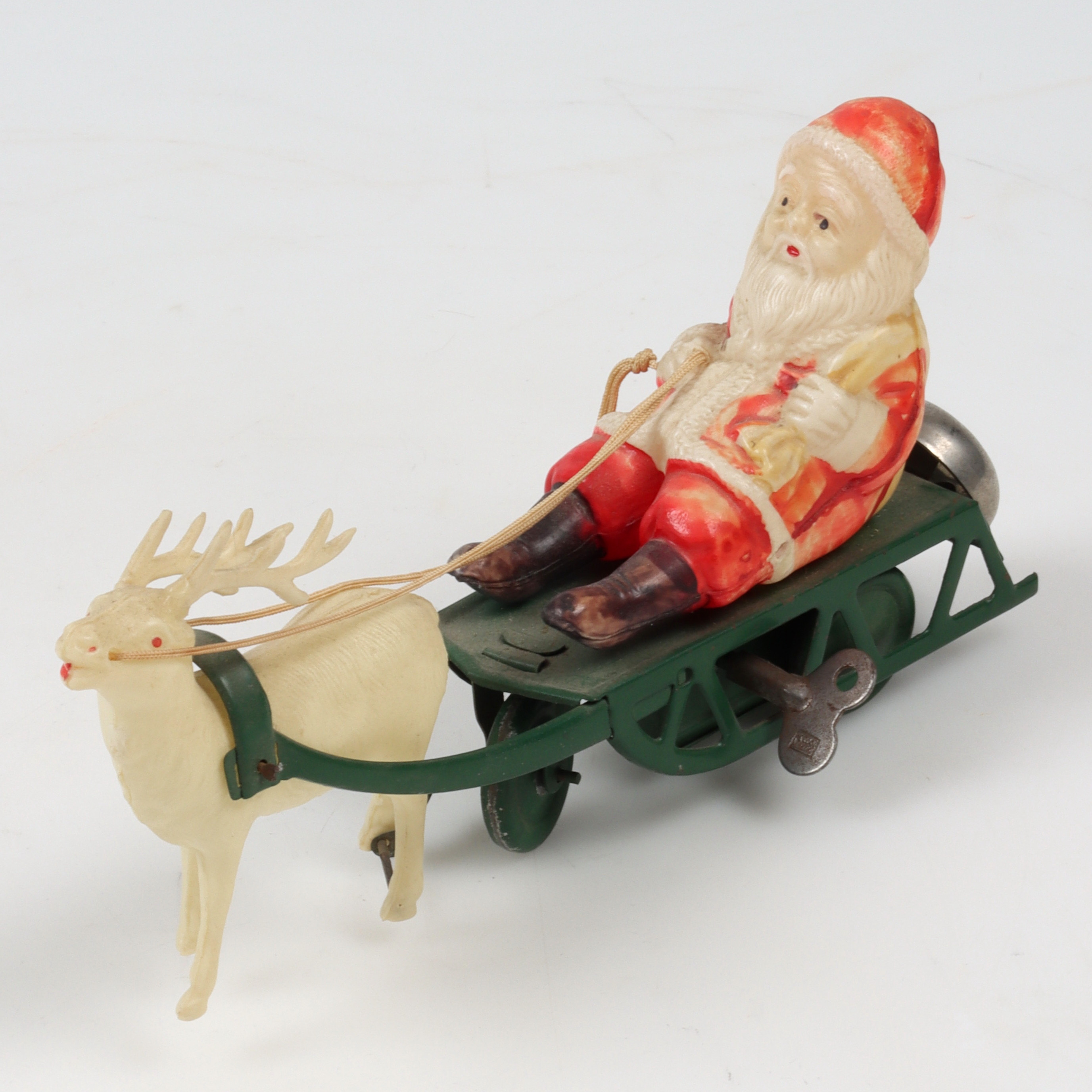 TOMTE med släde, occupied Japan, 1900-talets mitt.