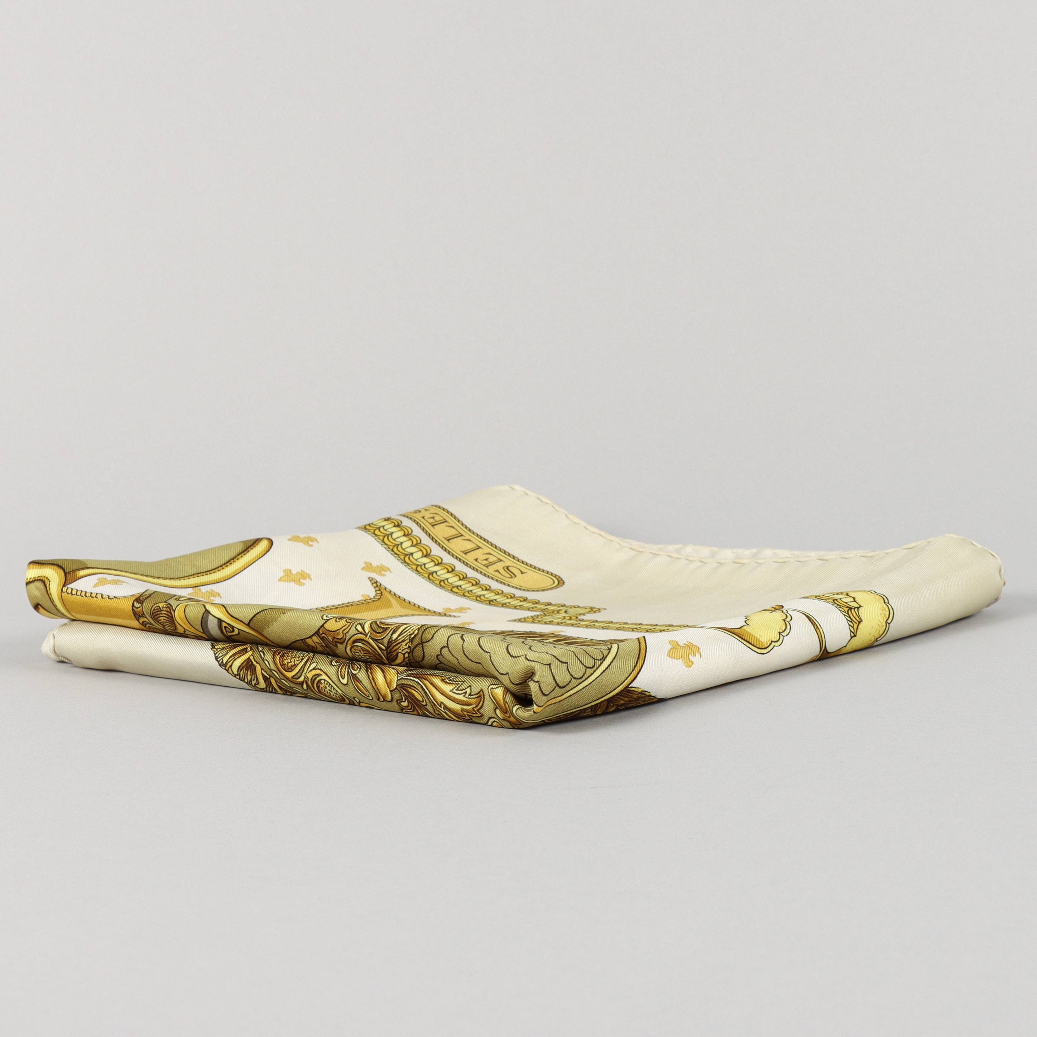 HERMÈS, "Selles a Housse", scarf.