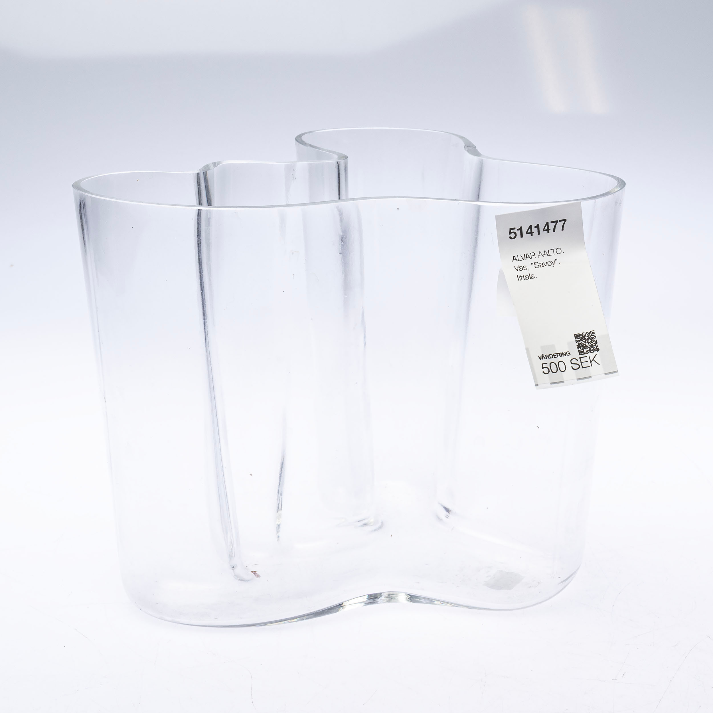 ALVAR AALTO. Vas, "Savoy", Iittala.