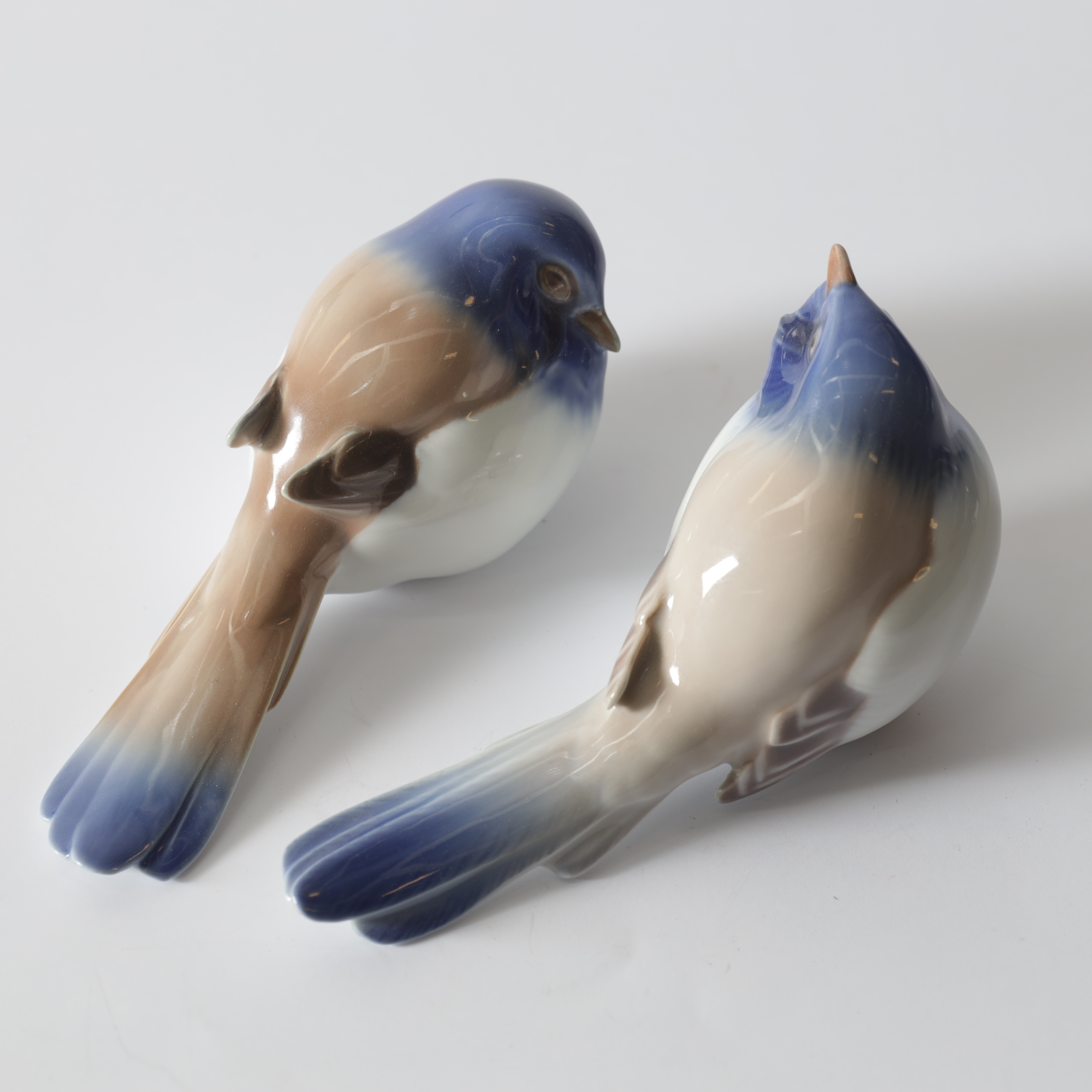 FIGURINER, ett par, porslin, Royal Copenhagen, 1900-tal.