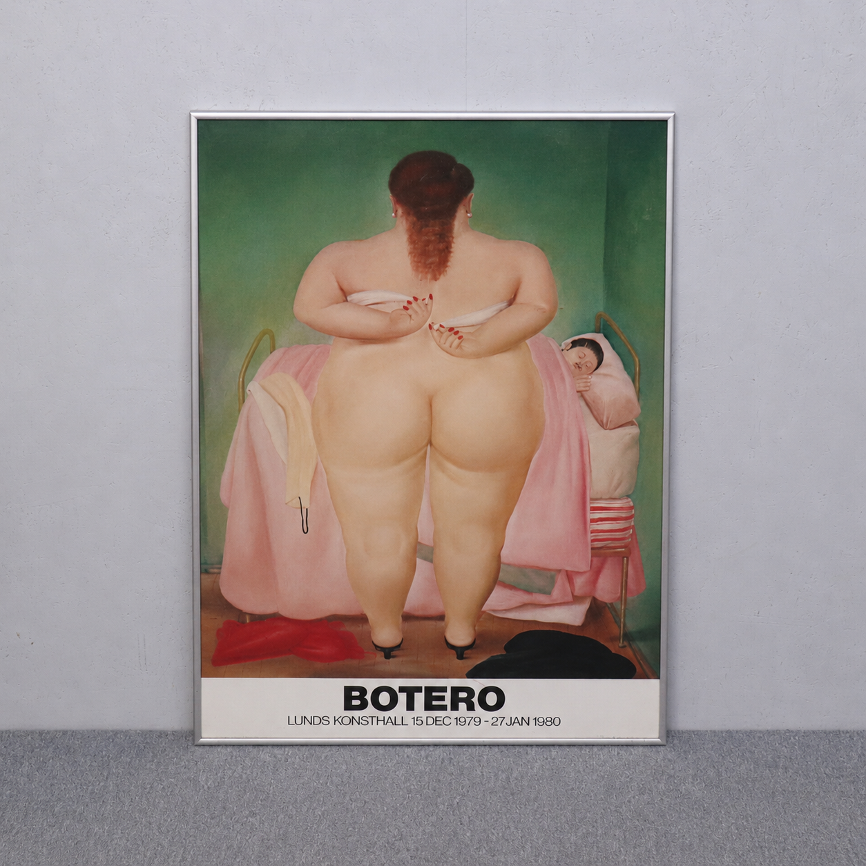 FERNANDO BOTERO. utställningsaffisch, Lunds Konsthall 1979-1980.