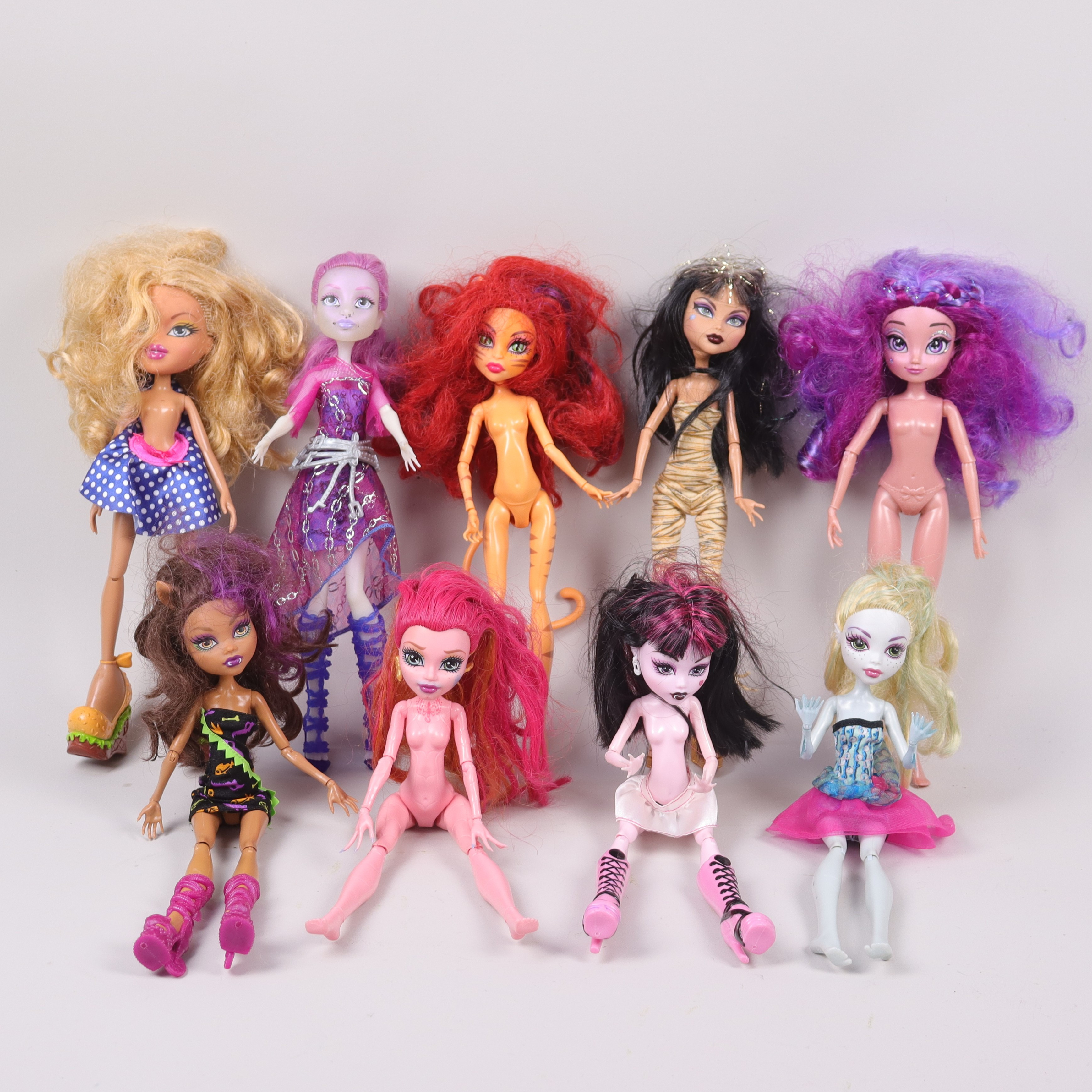 DOCKOR, Disney Star Darlings, Monster High och Bratz, 9 st.