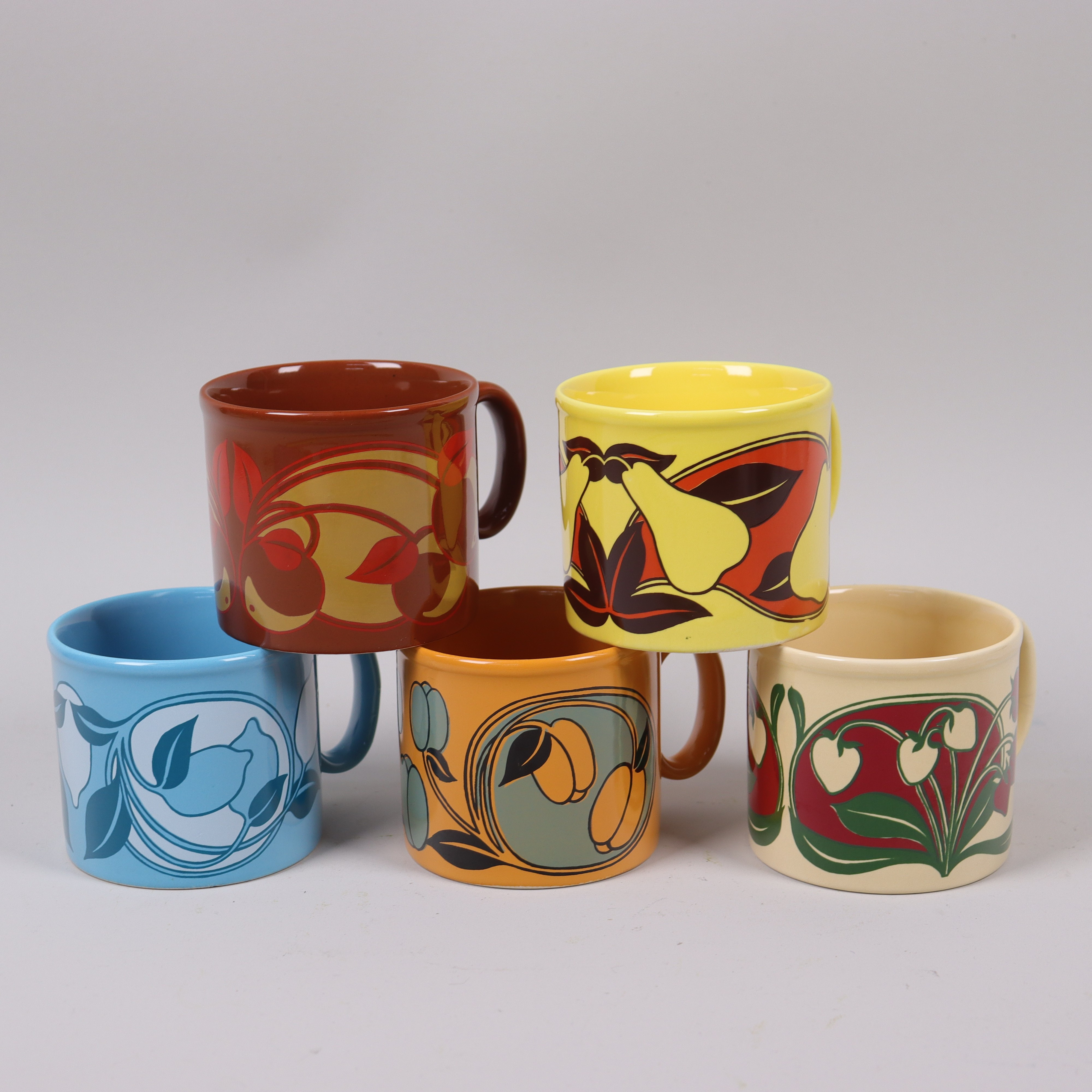 KOPPAR, Staffordshire Potteries, England, 5 st.