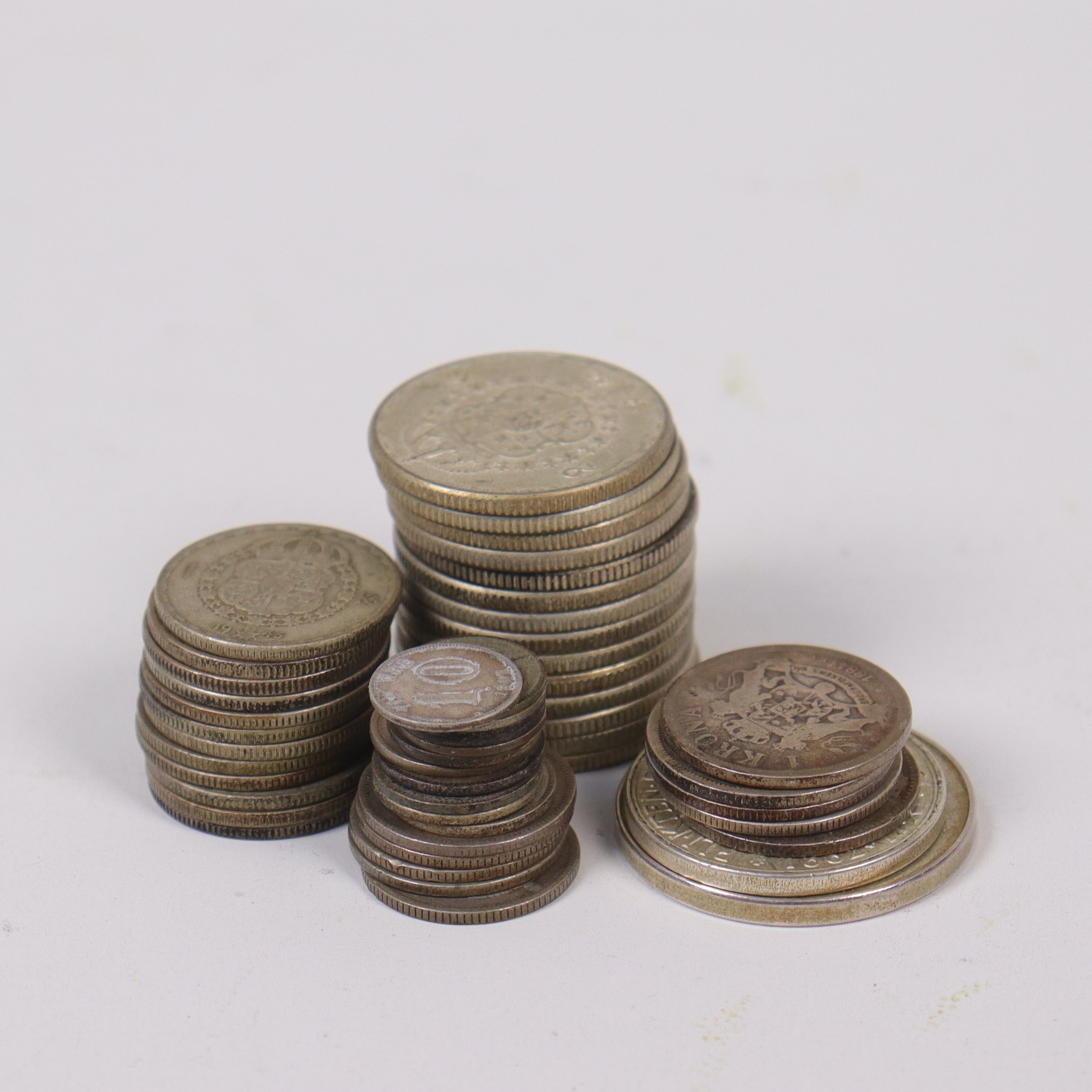 SILVERMYNT, svenska, totalt 407 gram.