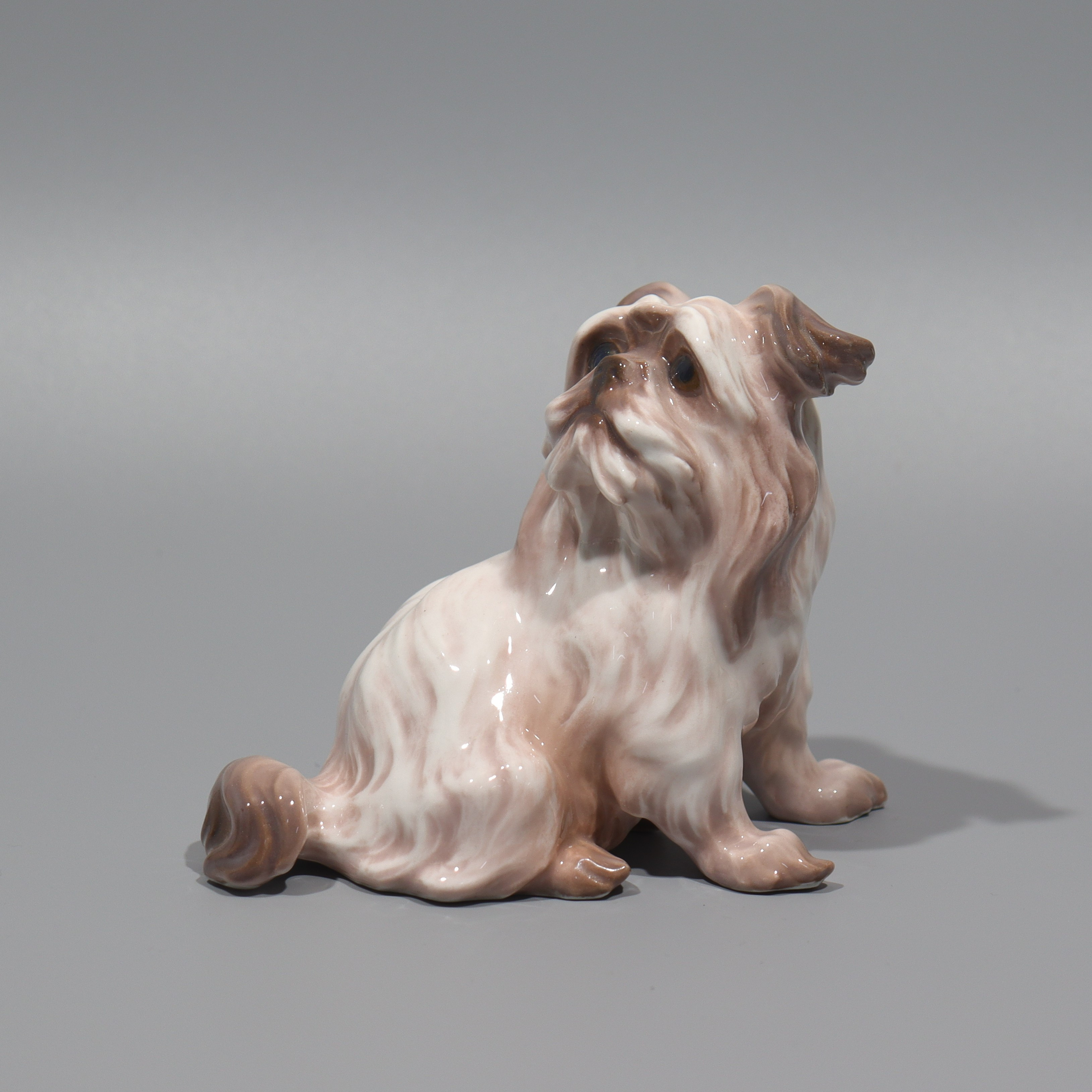 DAHL JENSEN. Danmark, figurin #1006, hund, Griffon belge.