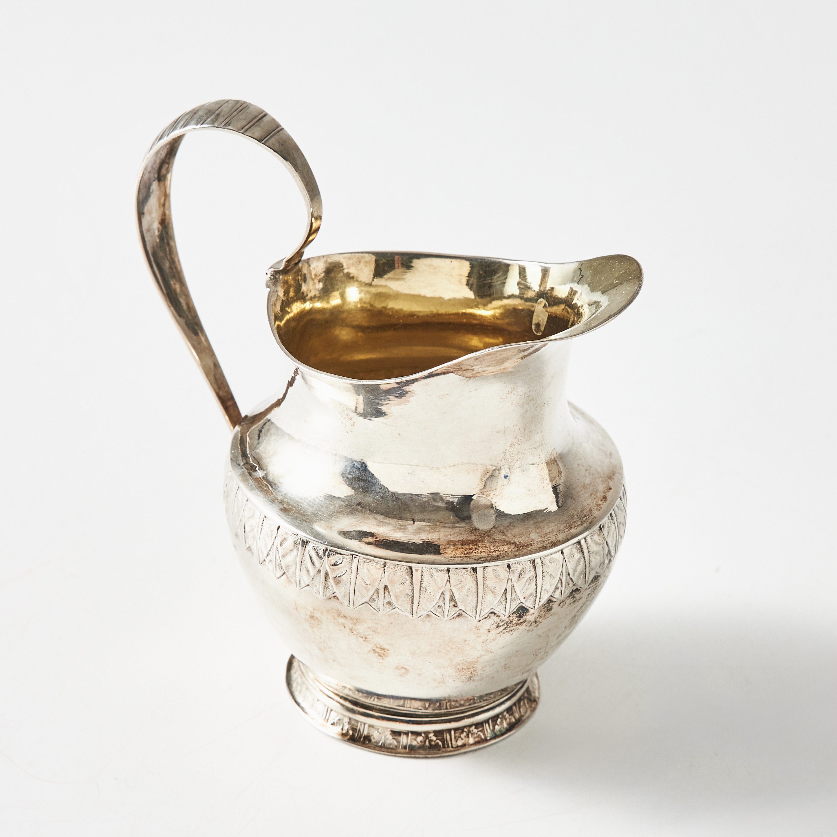 GRÄDDKANNA, silver, Anders Rothman d.y. (verksam 1852-70), Örebro 1835.